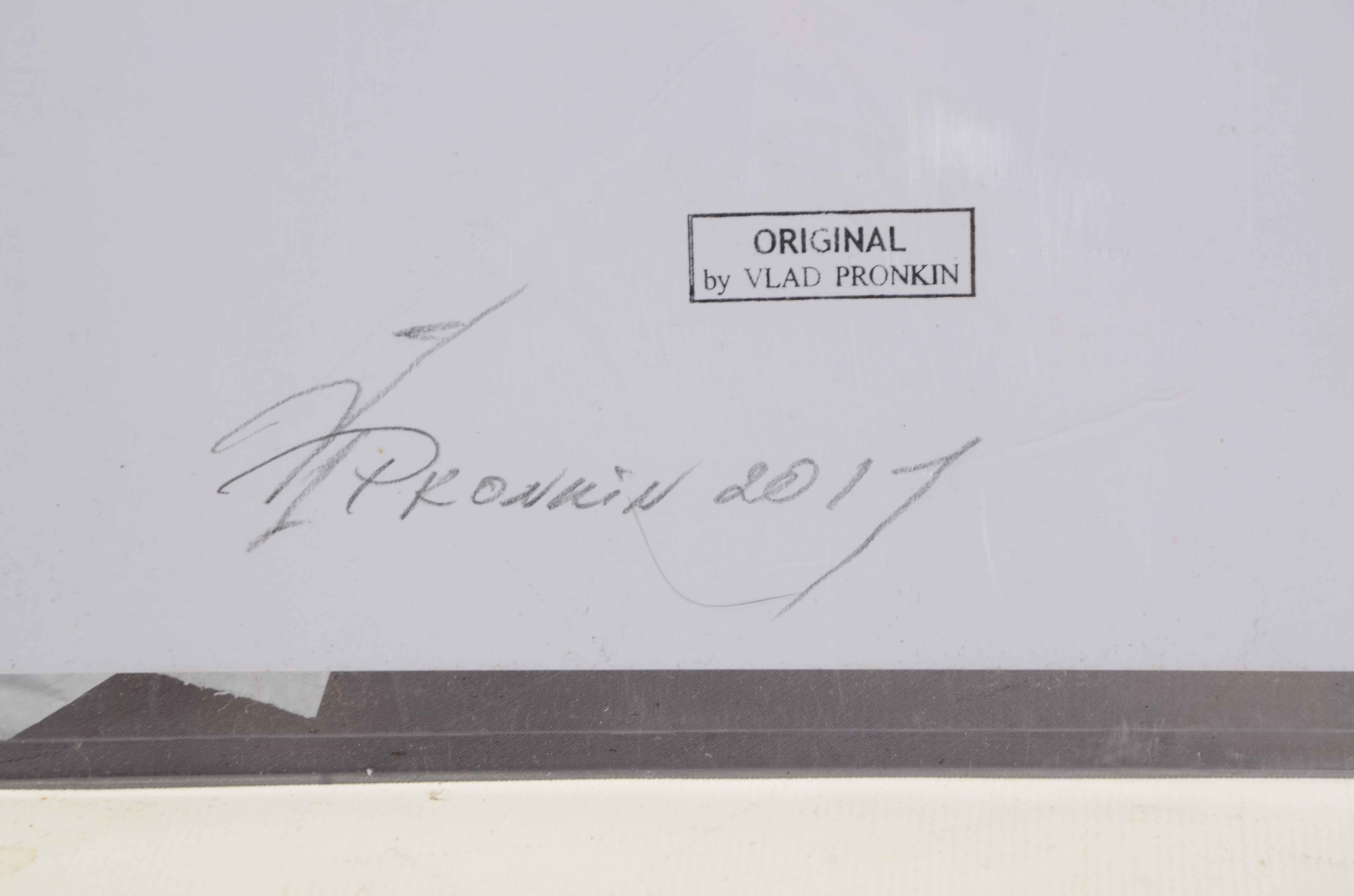 Vladimir Pronkin Original Ink Illustration on Paper