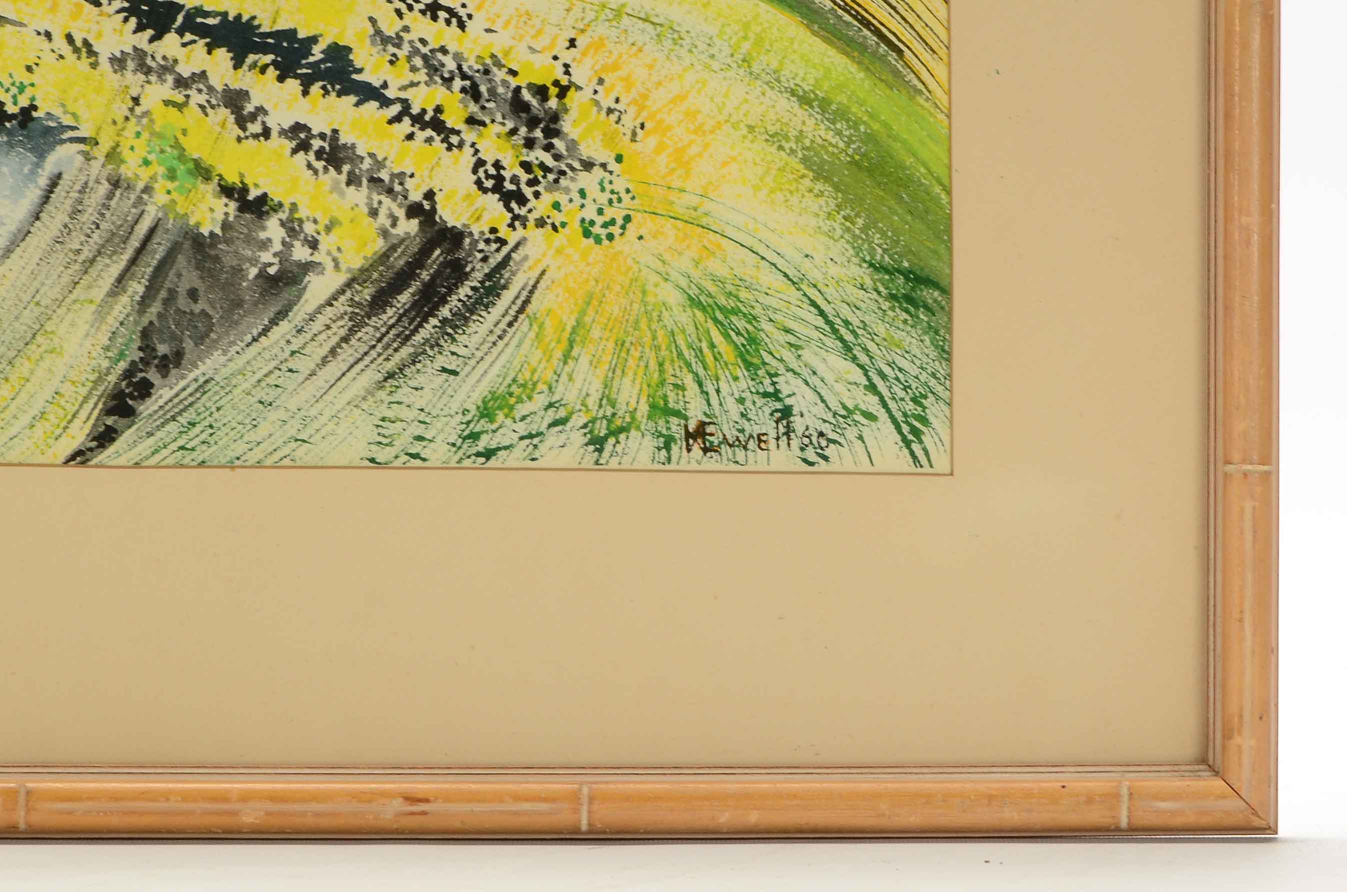 Marjorie Watson Ewell Orignal Watercolor Painting on Paper