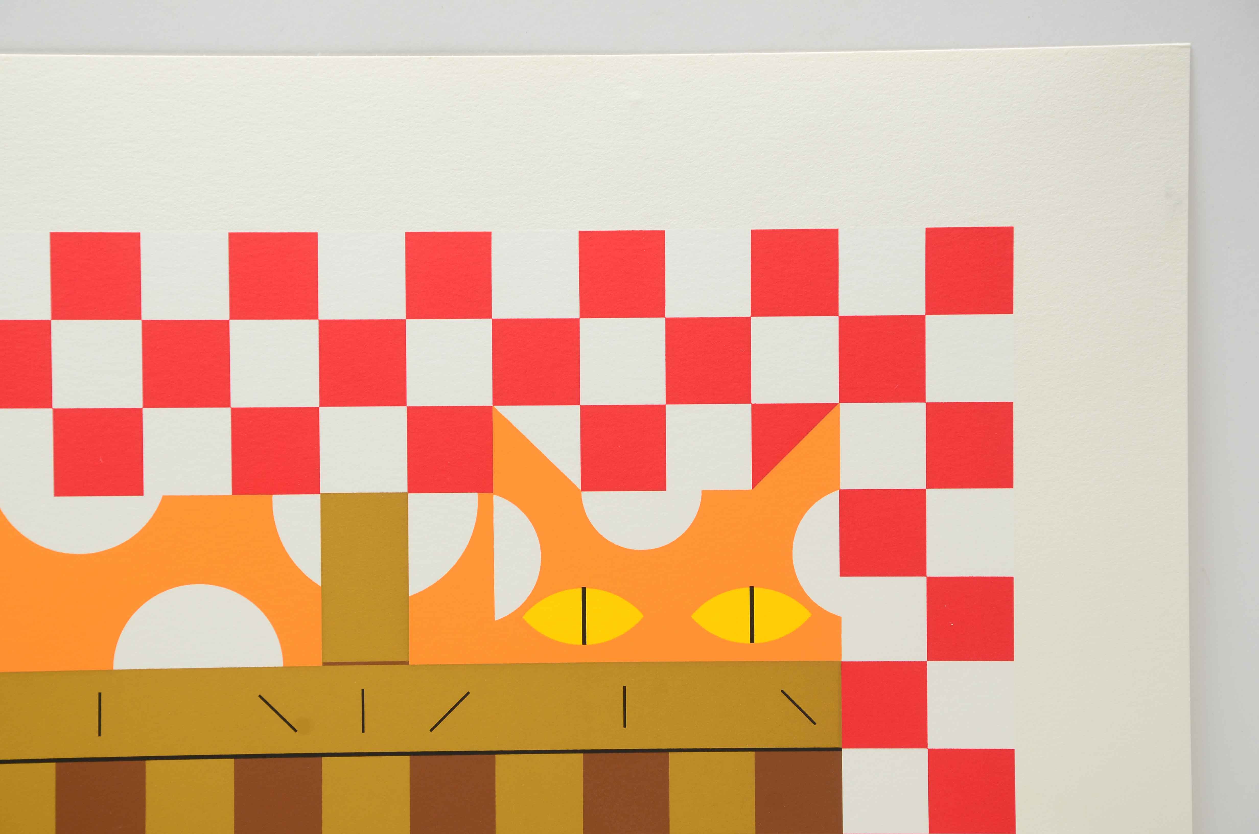 Edie Harper Signed Limited Edition Serigraph "Baskit"