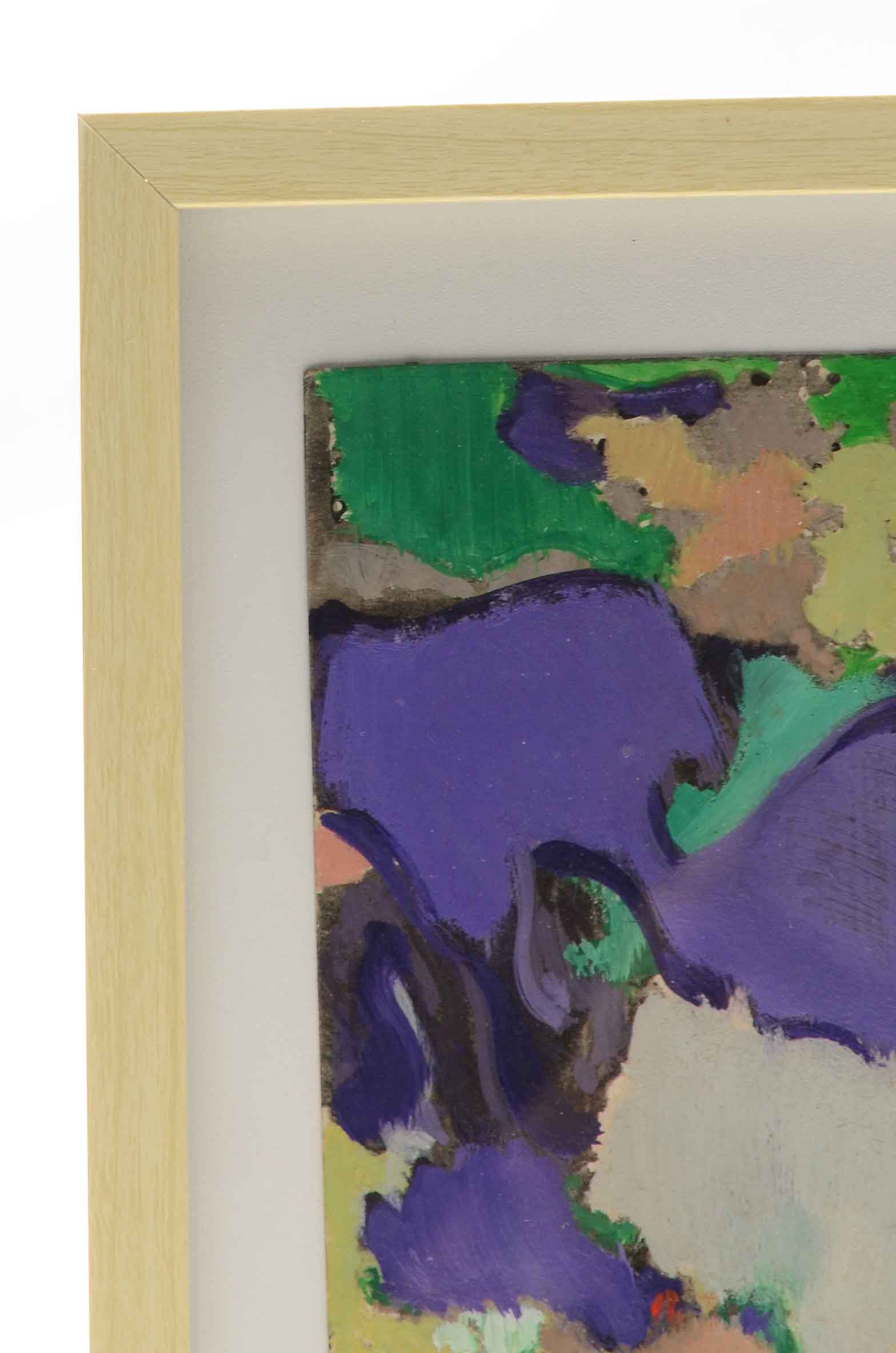 William Littlefield Original 1962 Oil Painting on Paper