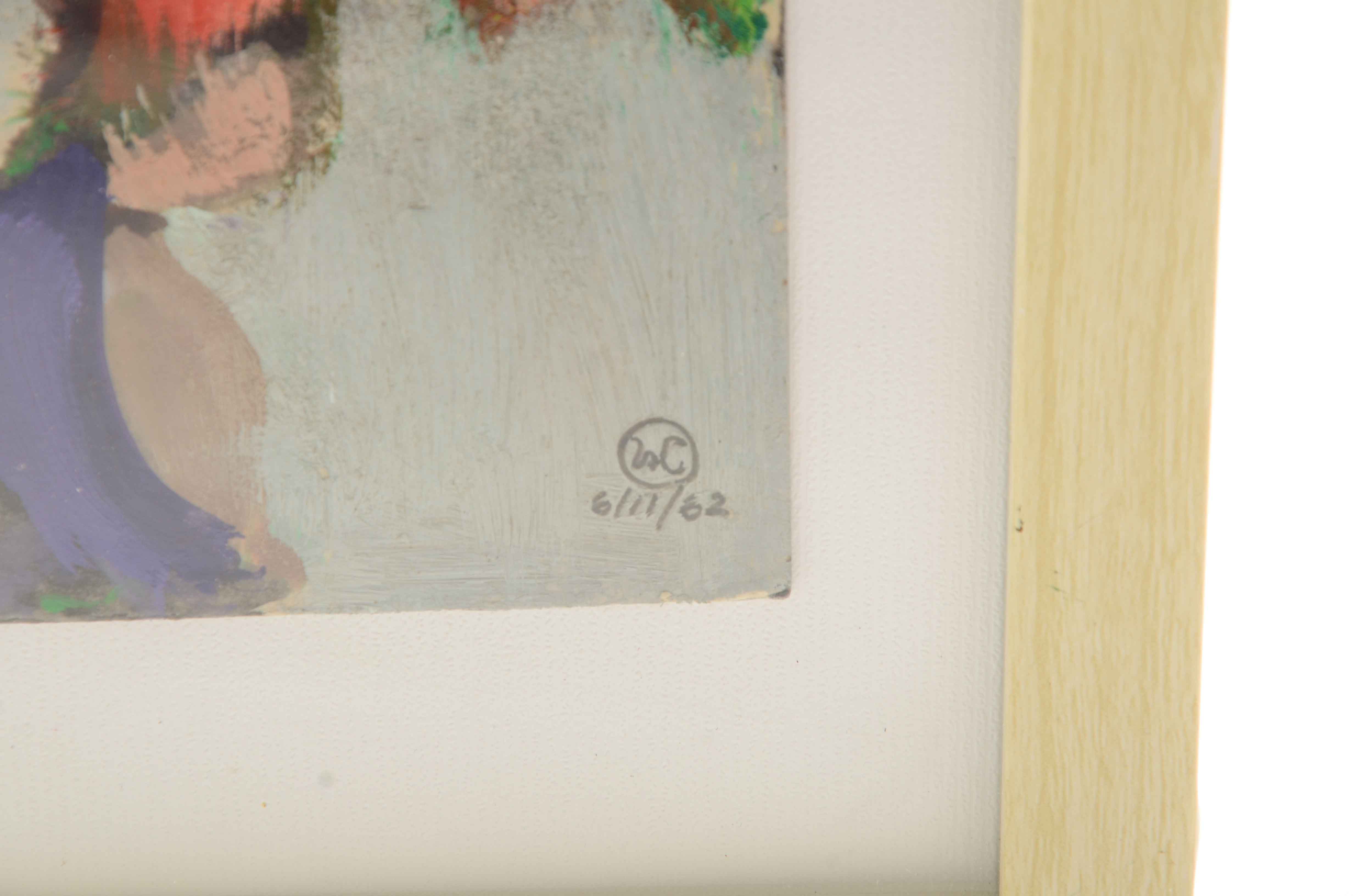 William Littlefield Original 1962 Oil Painting on Paper