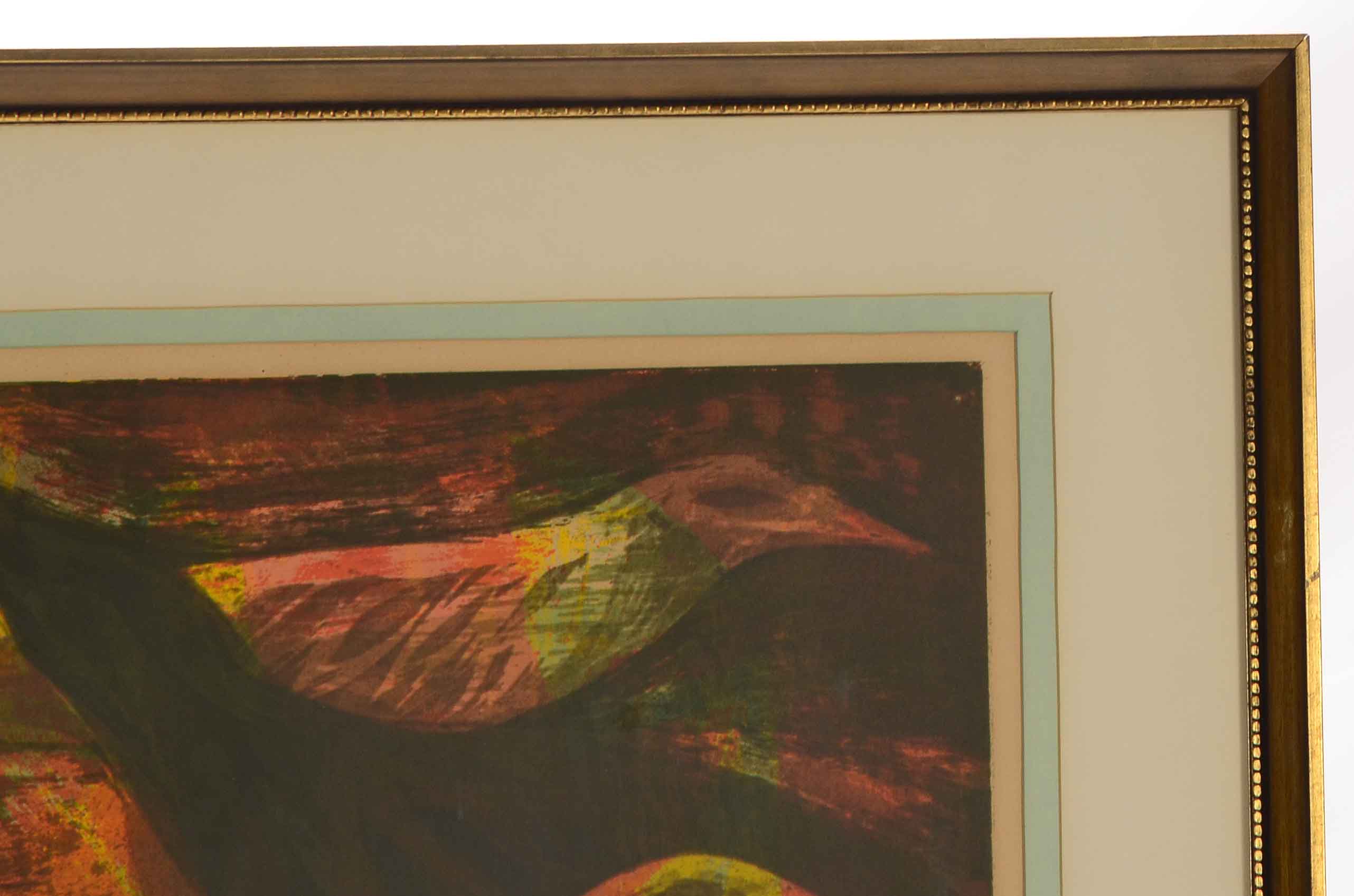 Howard Bradford Serigraph "Three Birds"