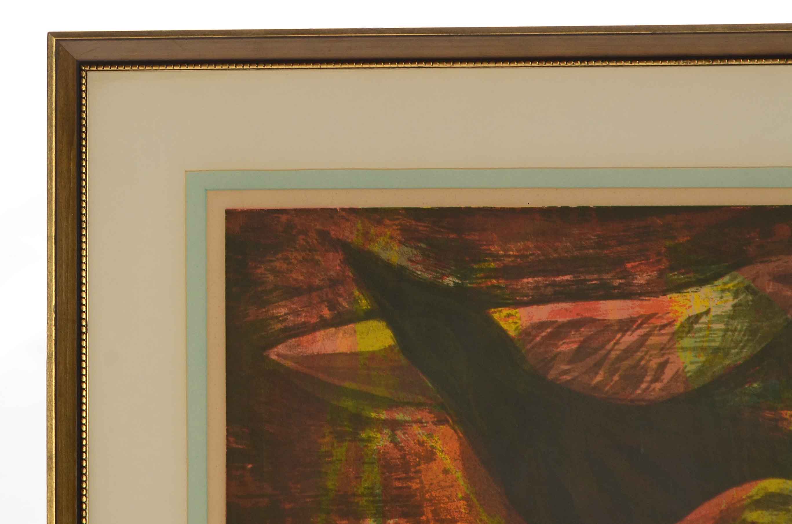 Howard Bradford Serigraph "Three Birds"