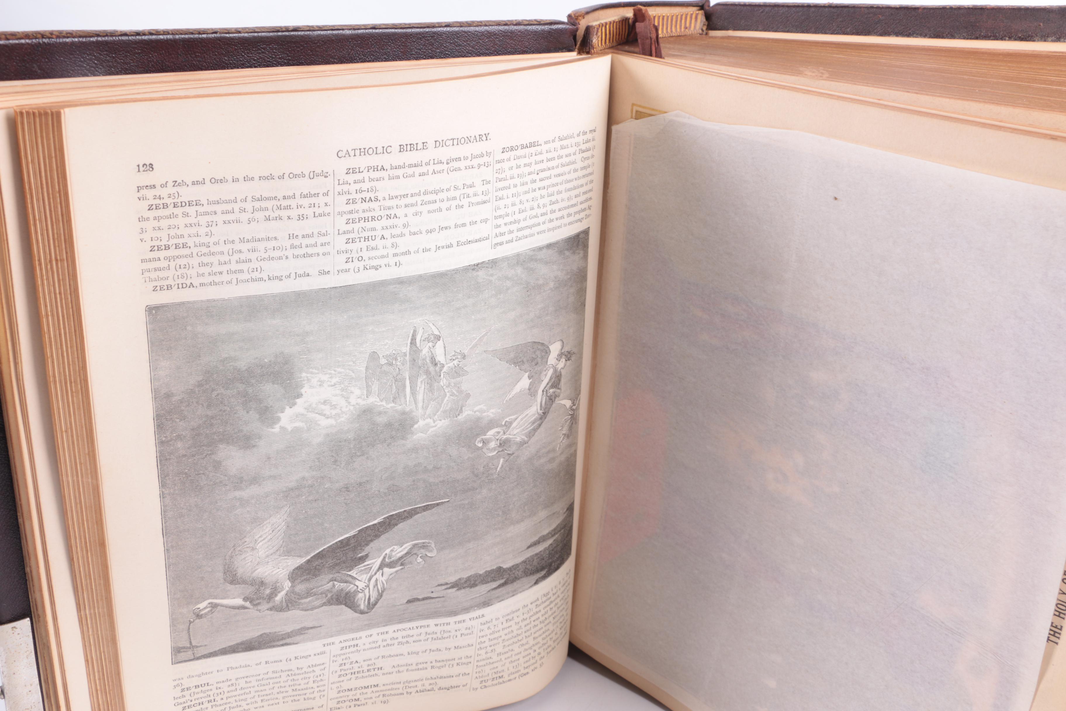 1880s Haydock Catholic Family Bible