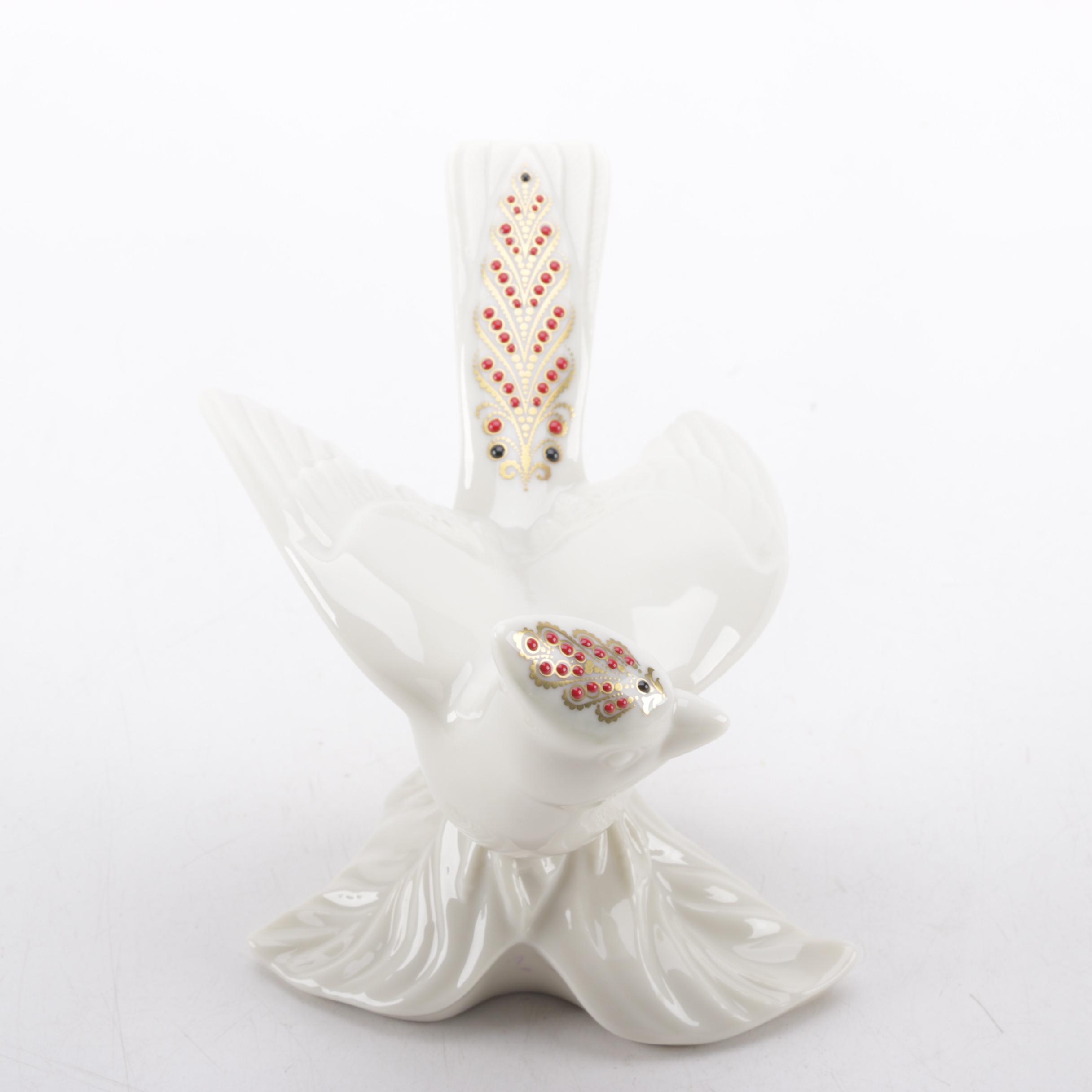 1994 Lenox "Jewel" and "Treasures" China Figurines