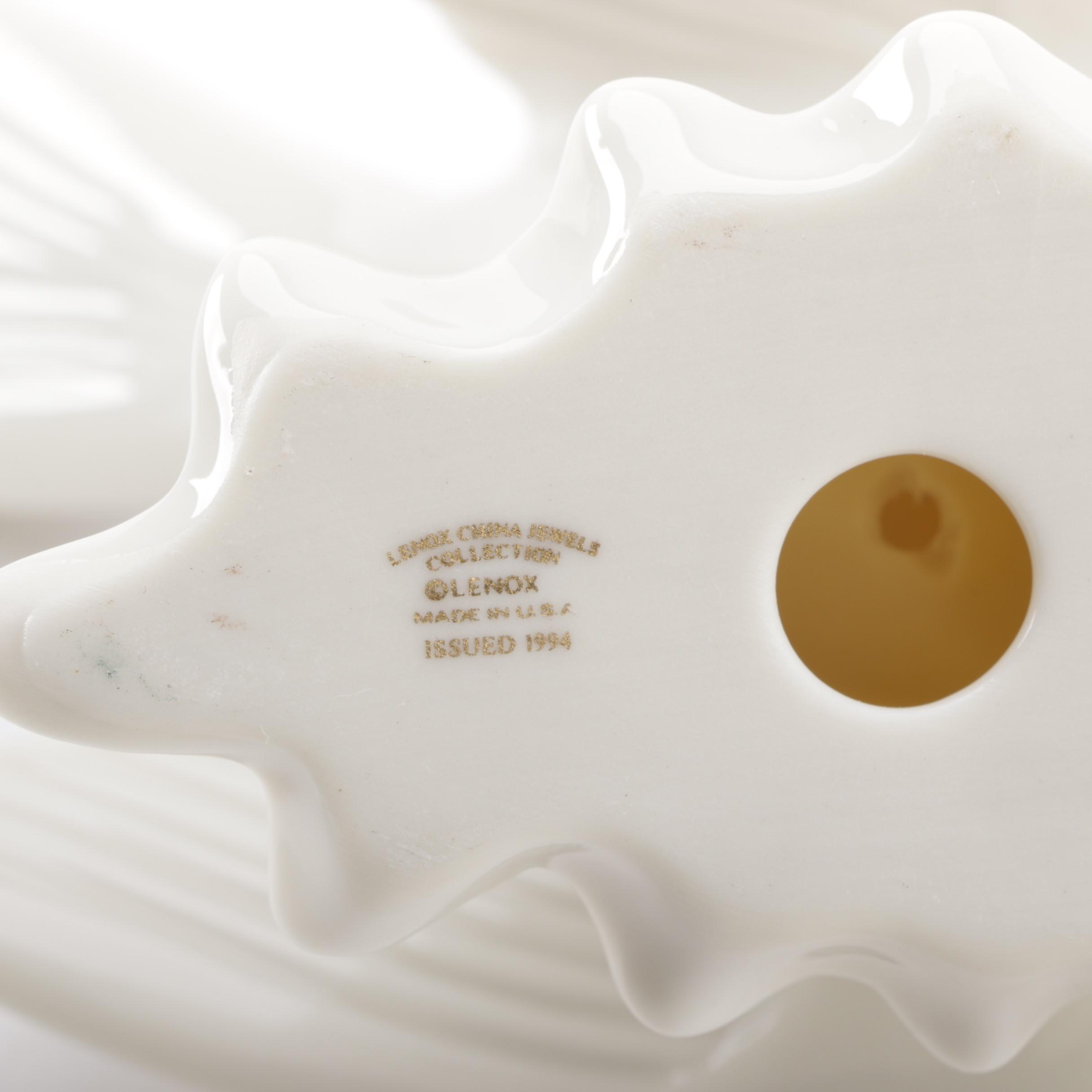 1994 Lenox "Jewel" and "Treasures" China Figurines