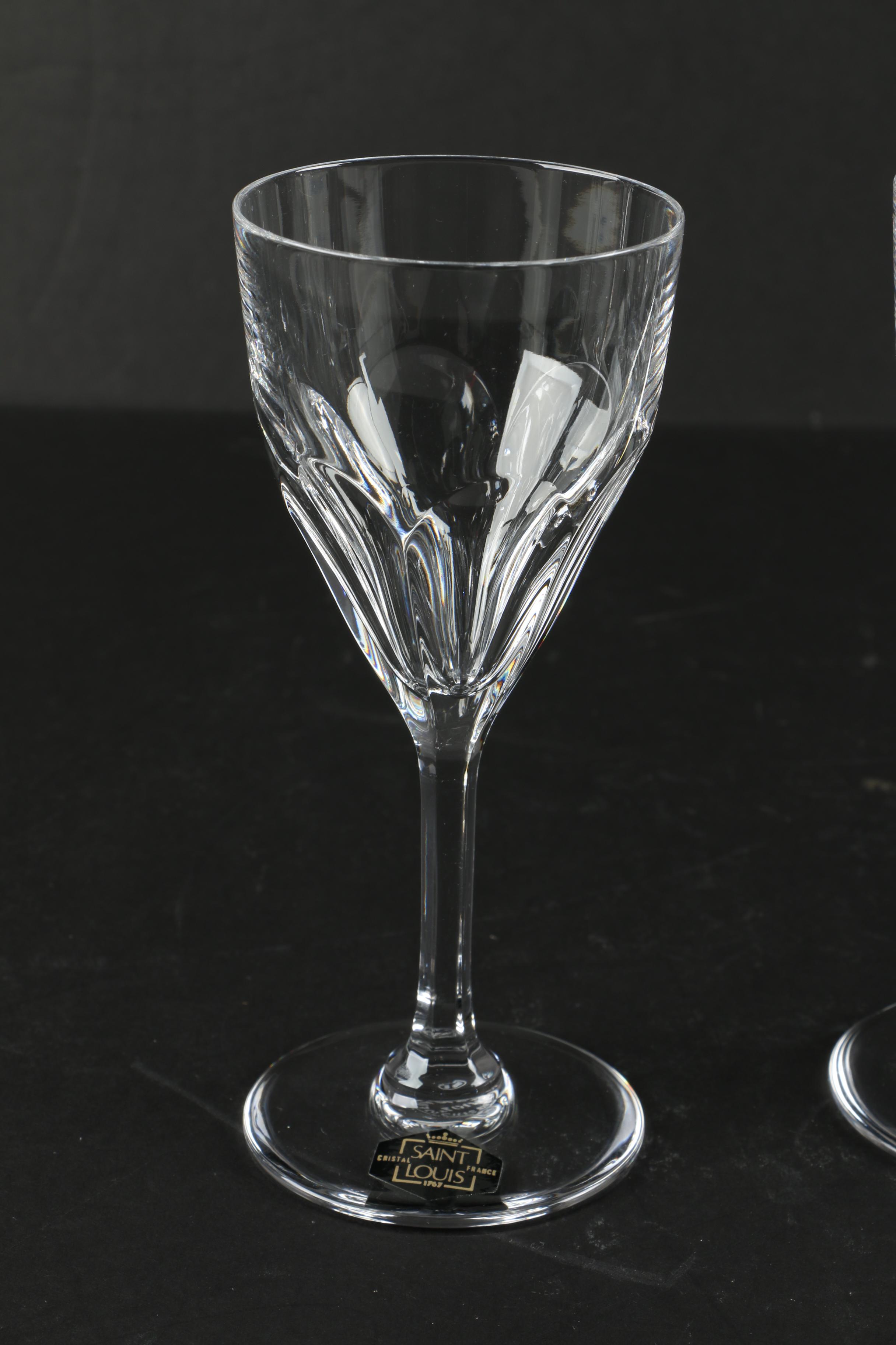 Saint Louis Crystal Stemware