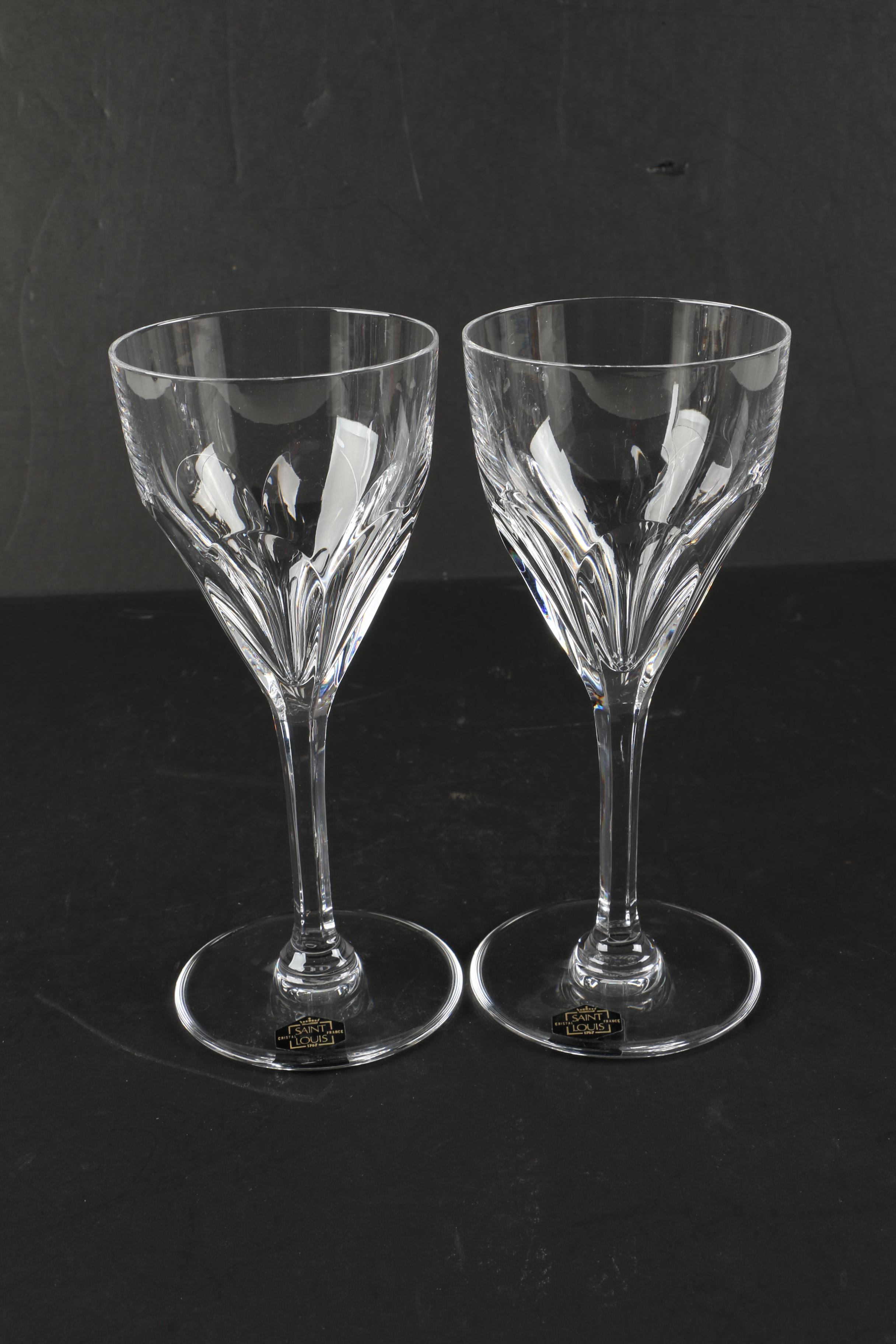 Saint Louis Crystal Stemware