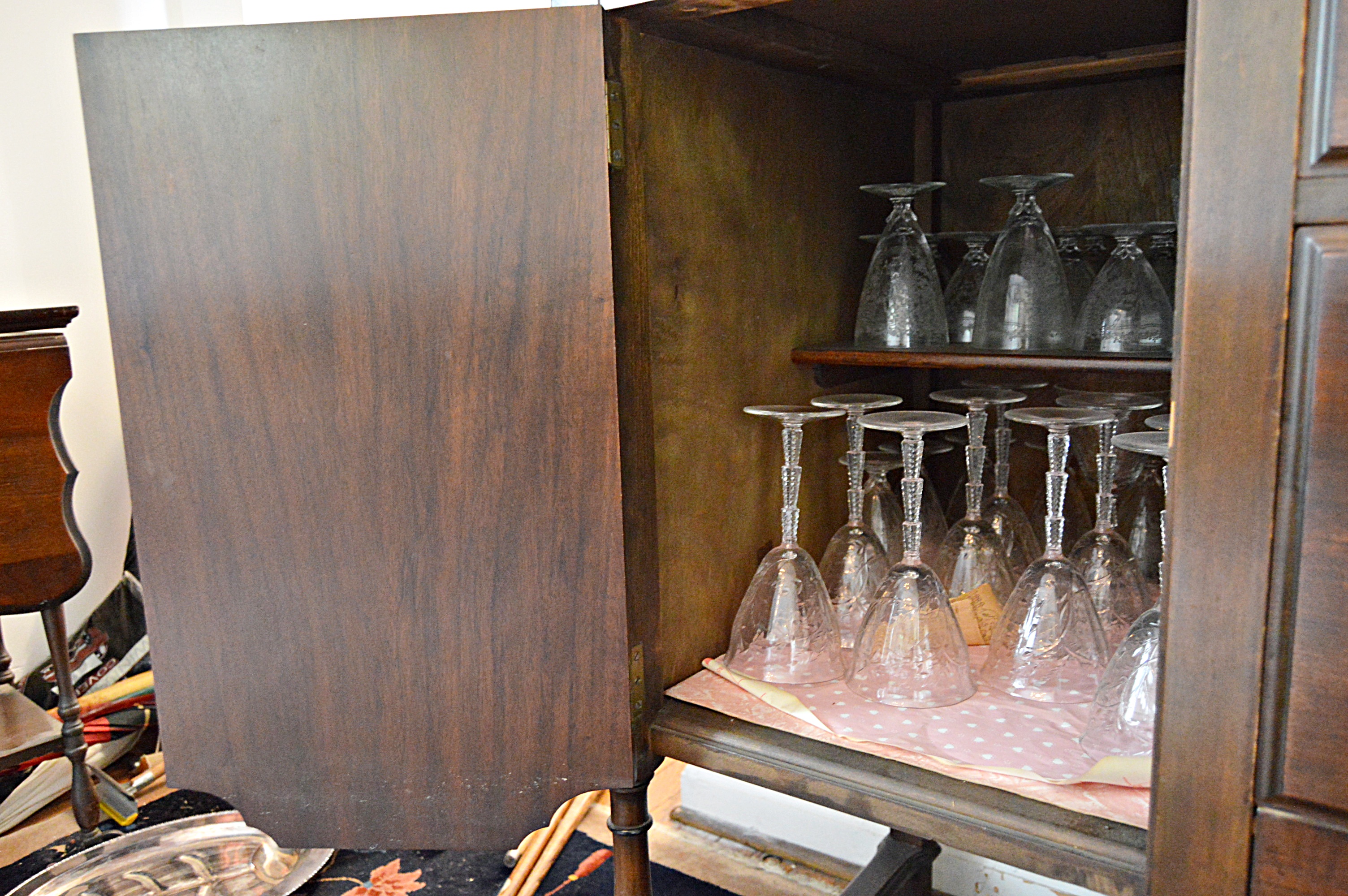 1930s Jacobean Style Mahogany Sideboard