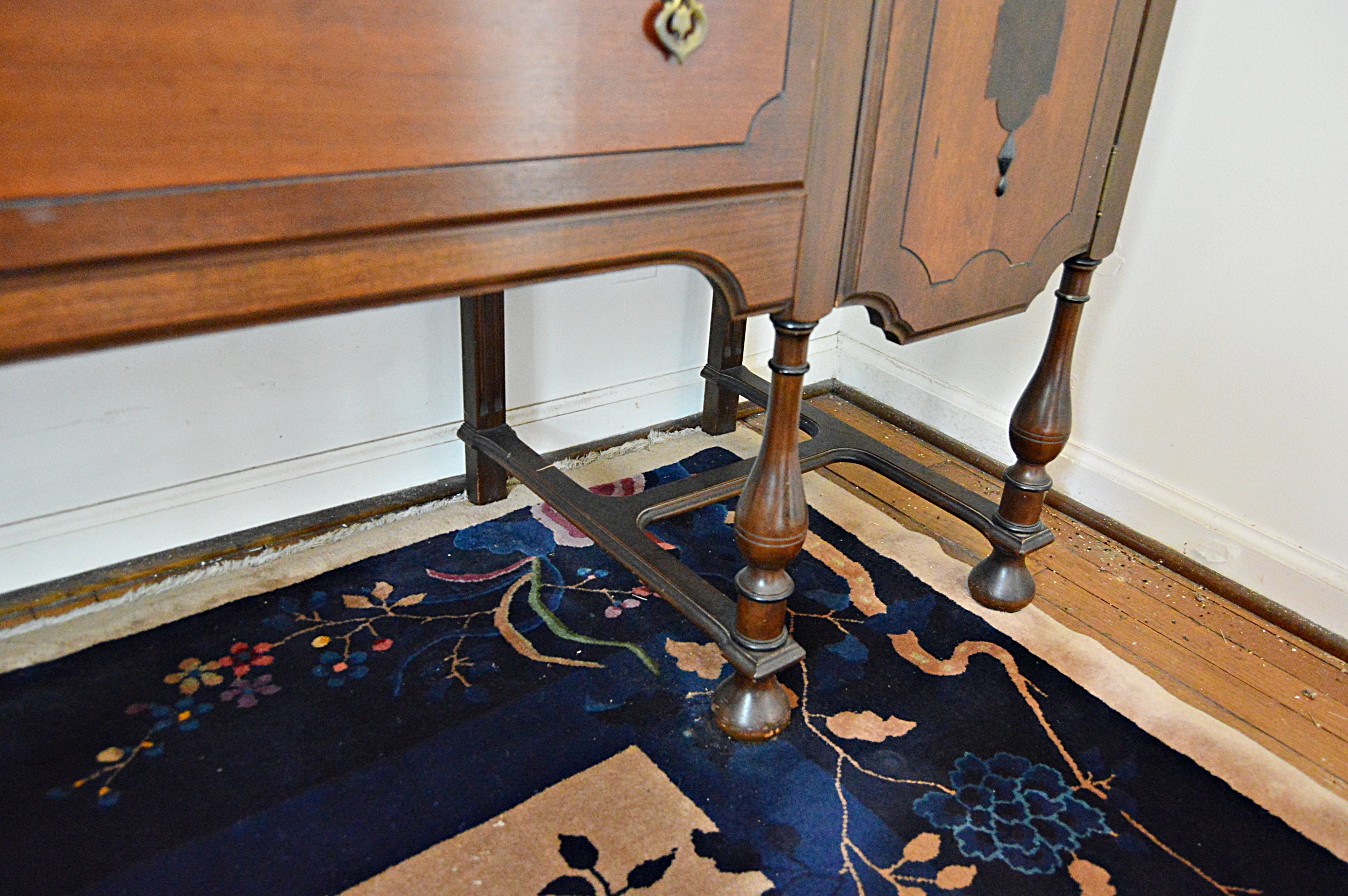 1930s Jacobean Style Mahogany Sideboard