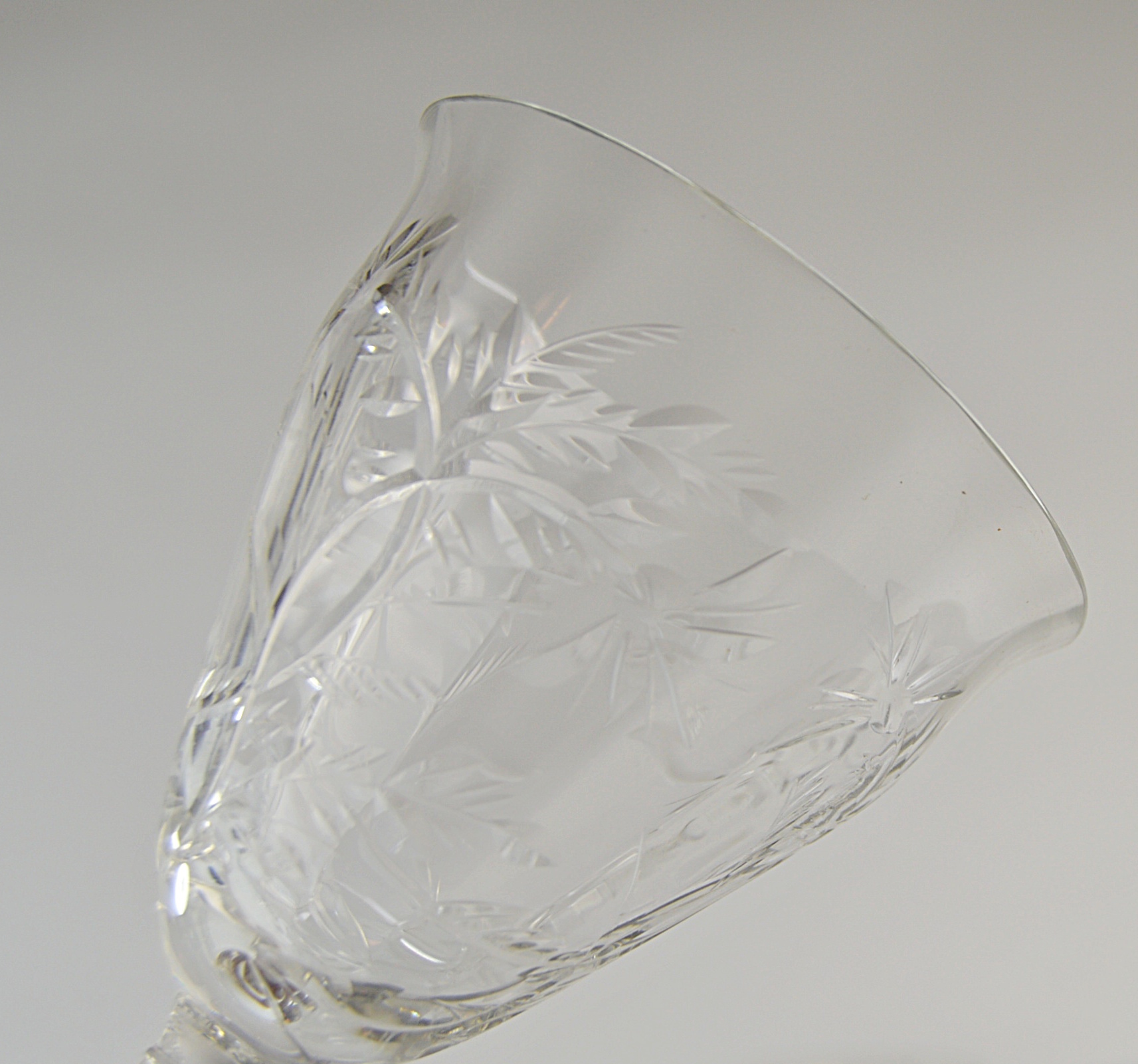 Set of Vintage Sharpe "Bryce" Crystal Stemware