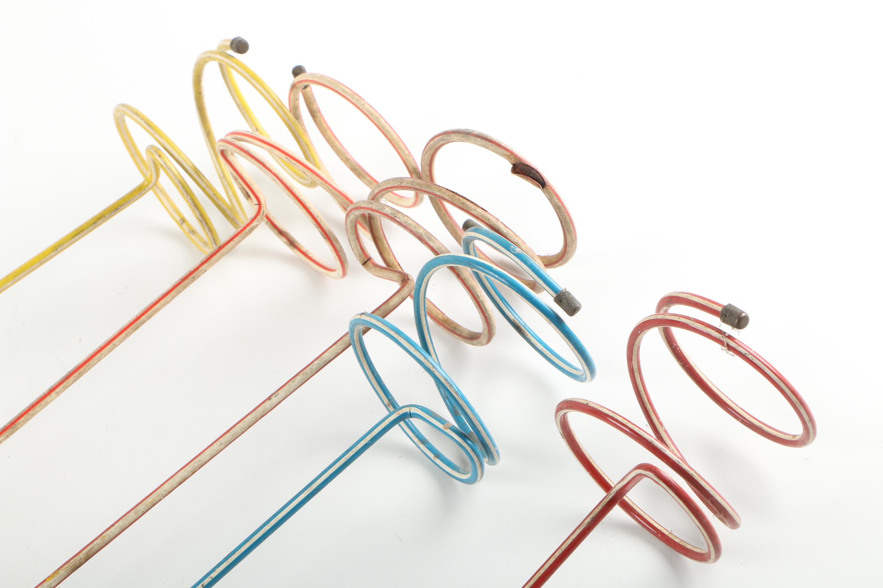 Selection of 1950s Metal Garden Beverage Stakes