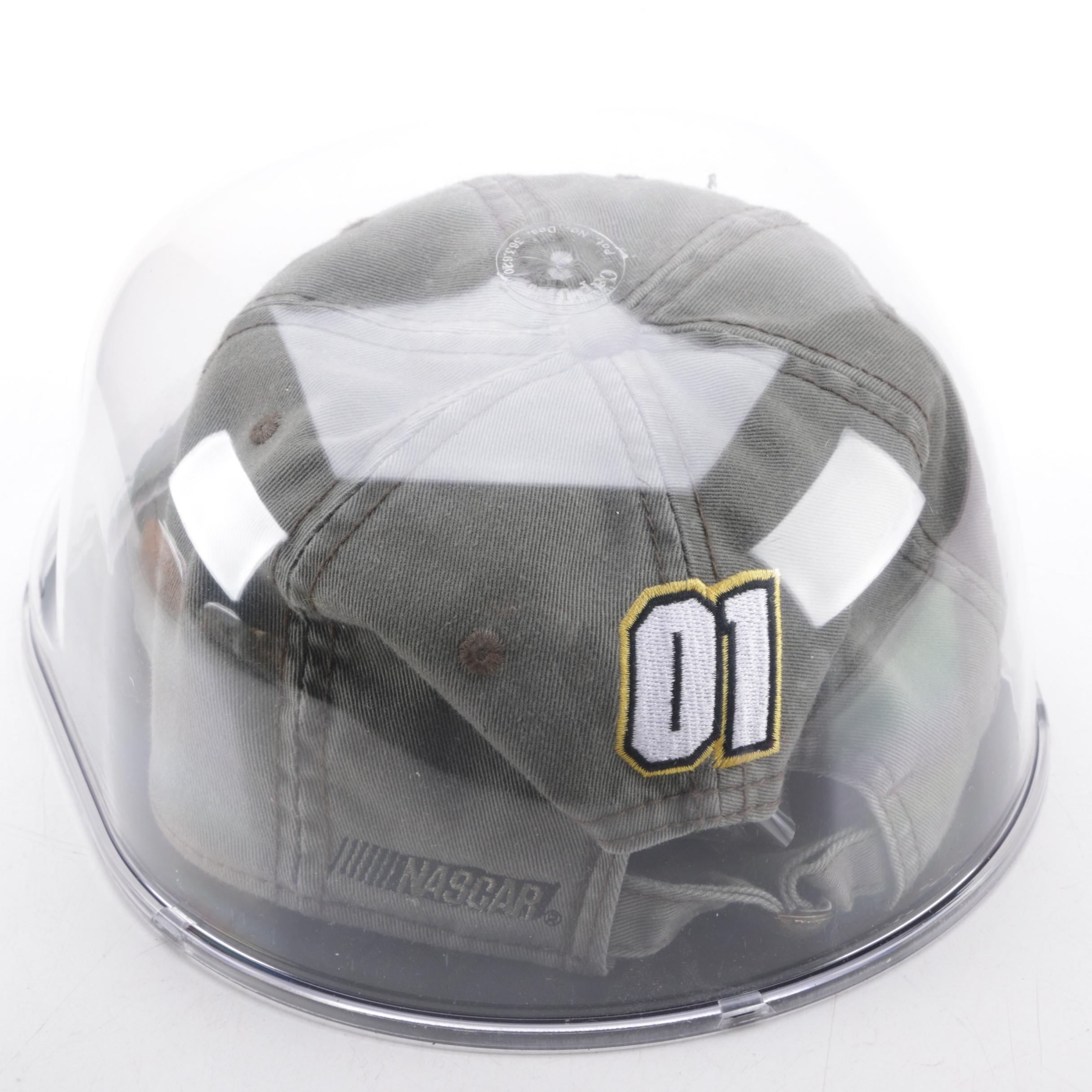 Autographed Joe Nemechek and Kevin Harvick Baseball Caps and Others