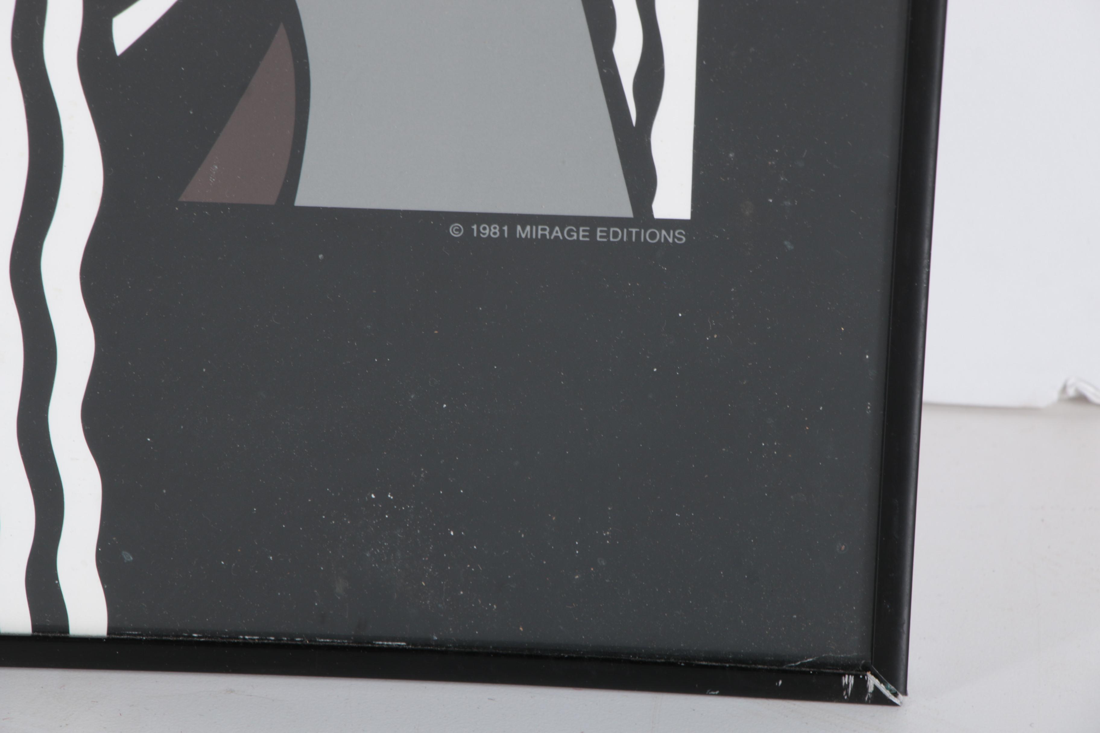 Art Deco Inspired Reproduction Print "Mirage"