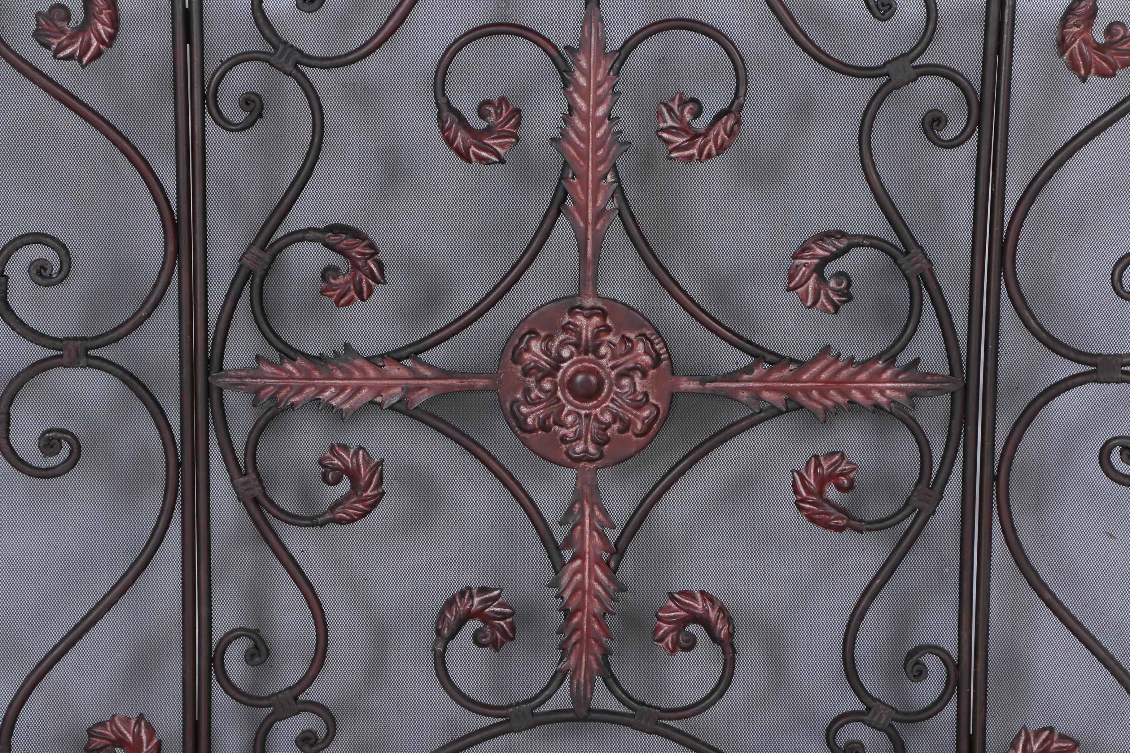 Metal Fireplace Screen