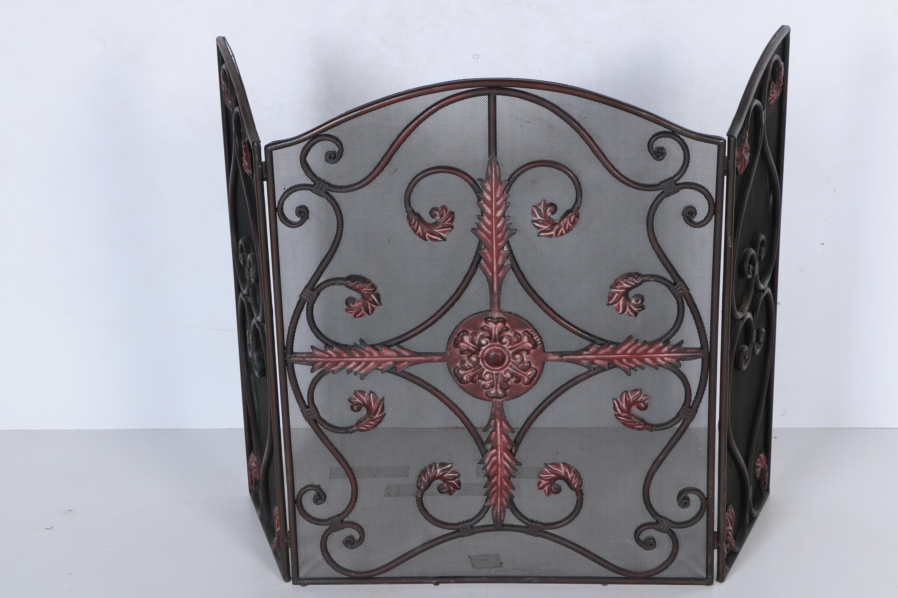 Metal Fireplace Screen