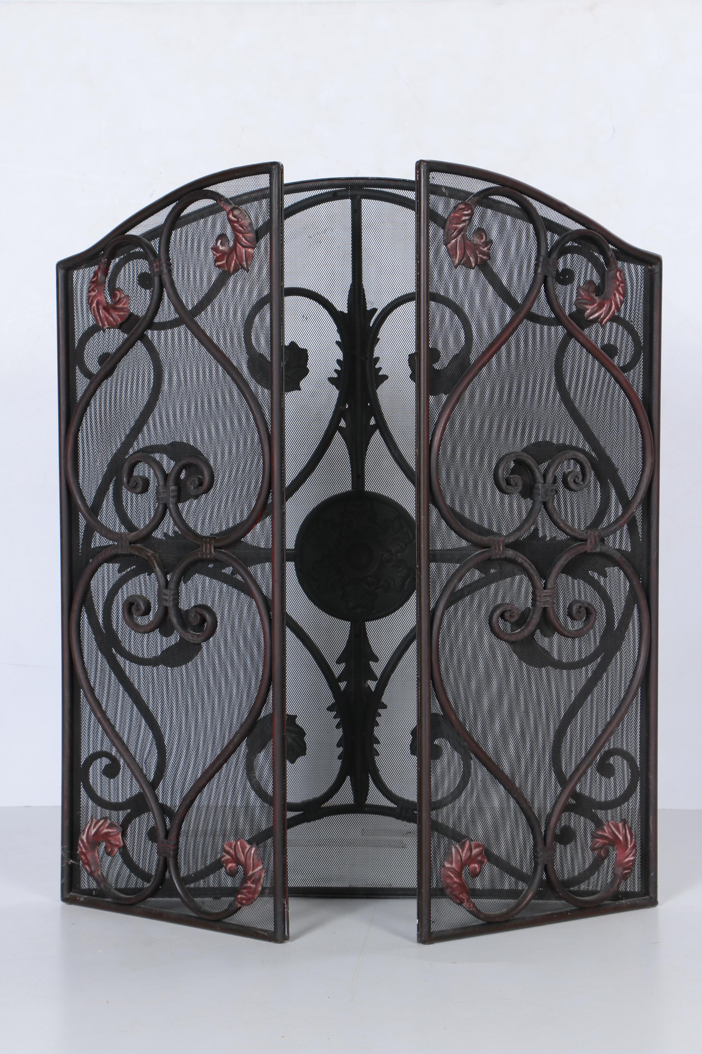 Metal Fireplace Screen