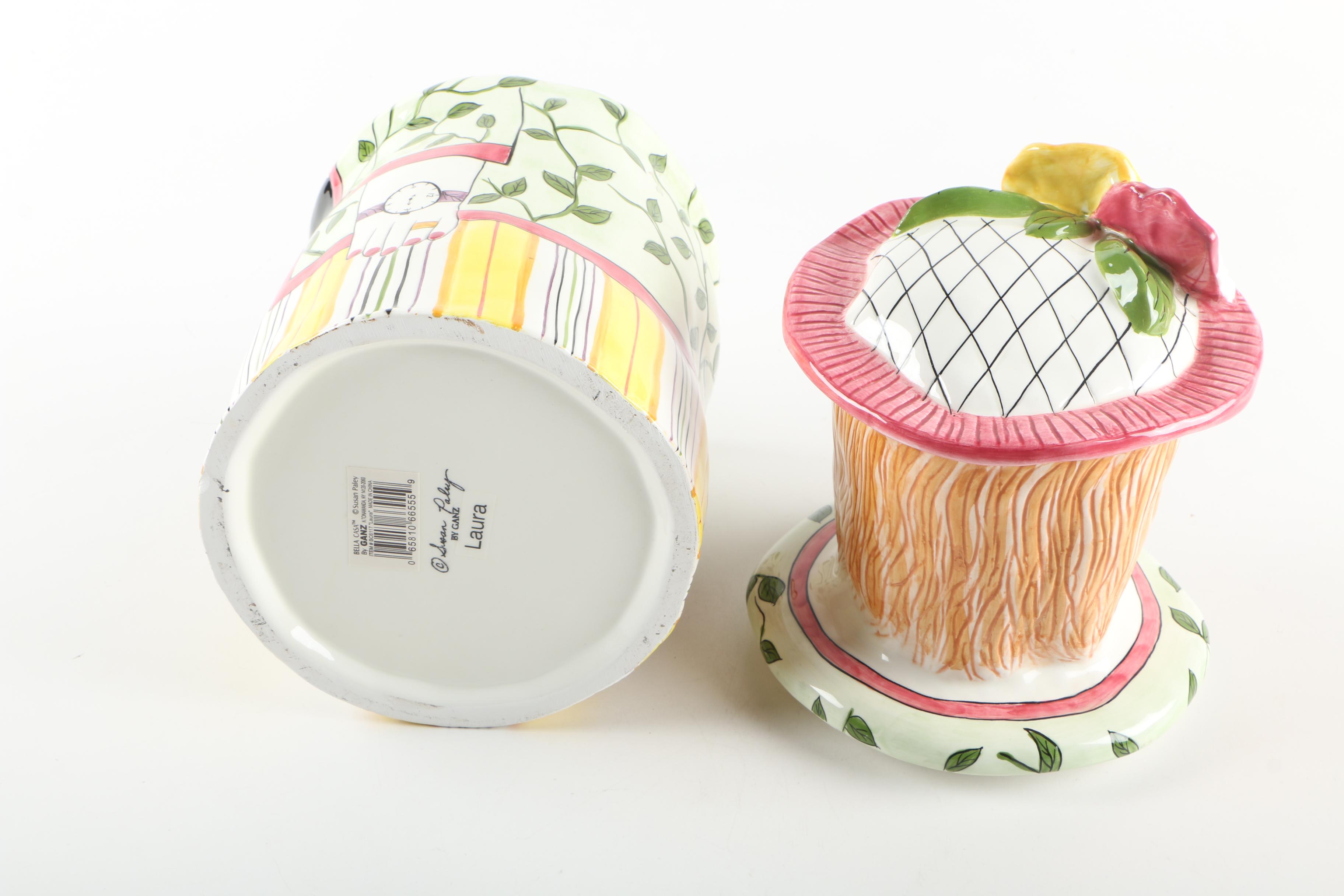 Susan Paley "Laura" Porcelain Canister Figurine