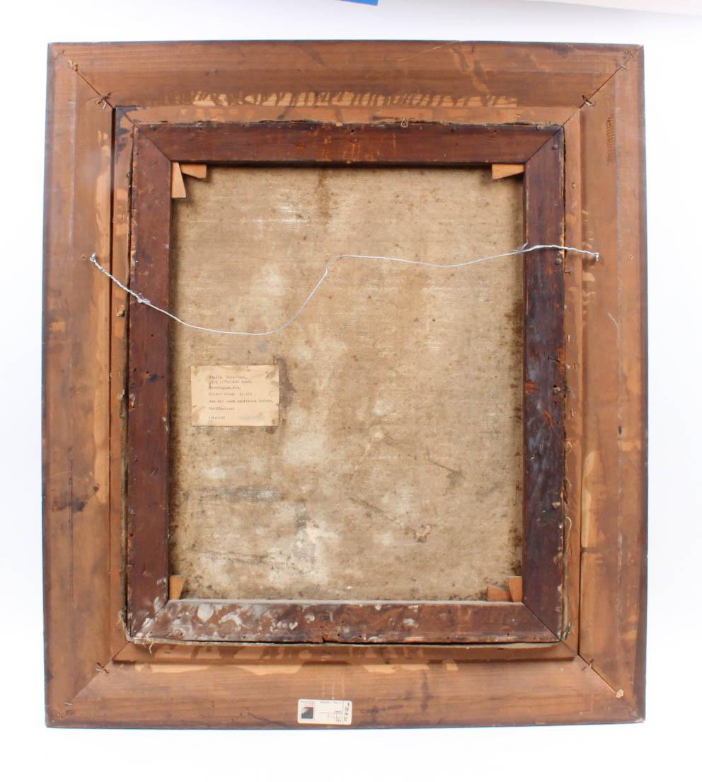 Oil on Canvas Still Life of Flowers