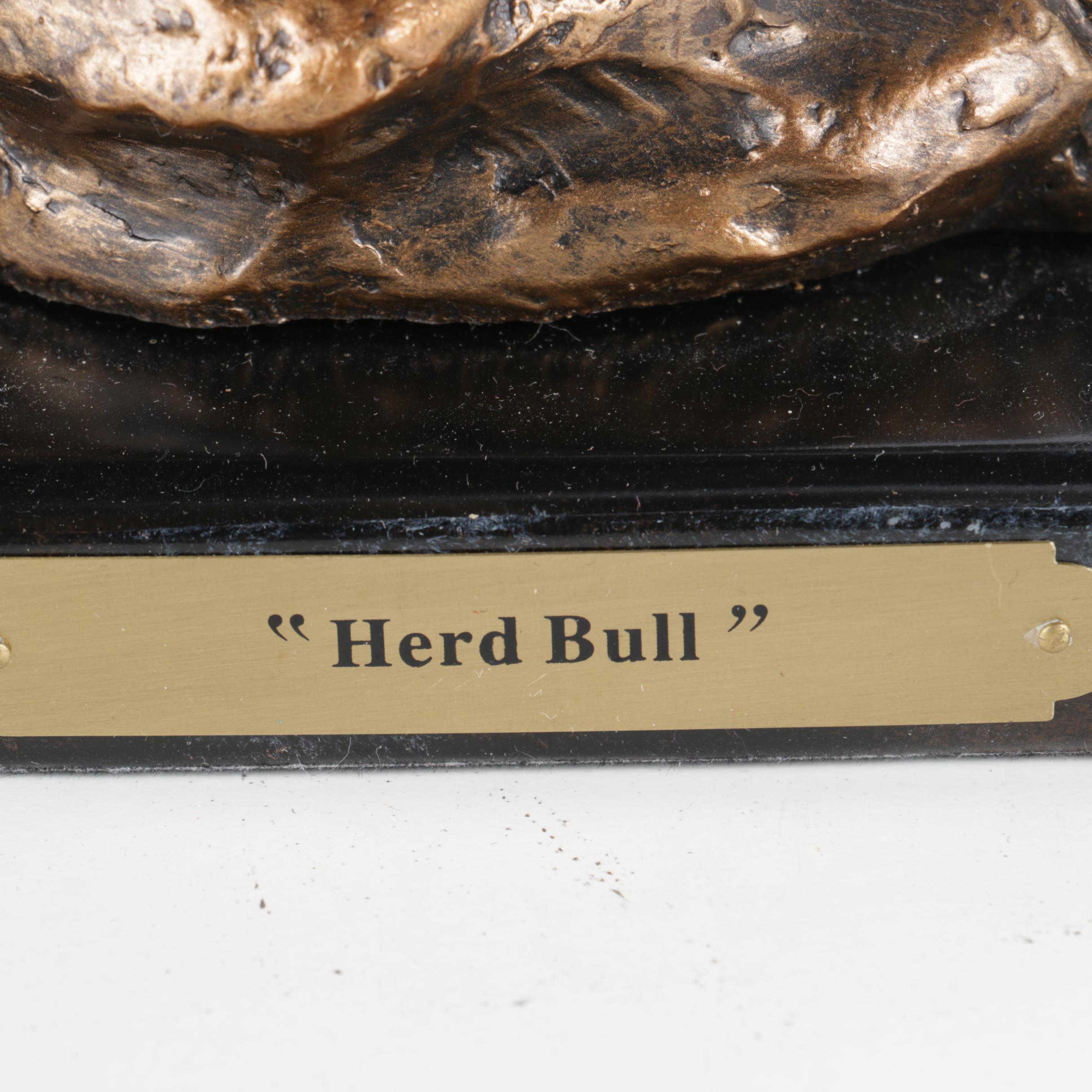 Mark Pierce Sculpture "Herd Bull"