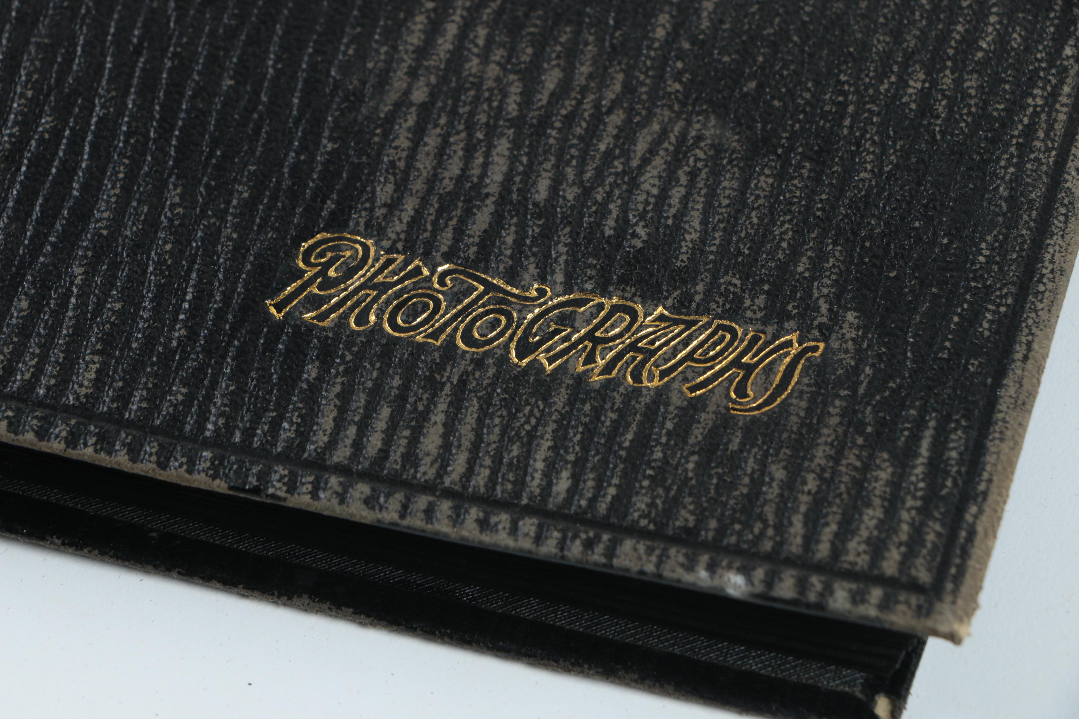 Vintage Photograph and Post Card Albums with Post Cards