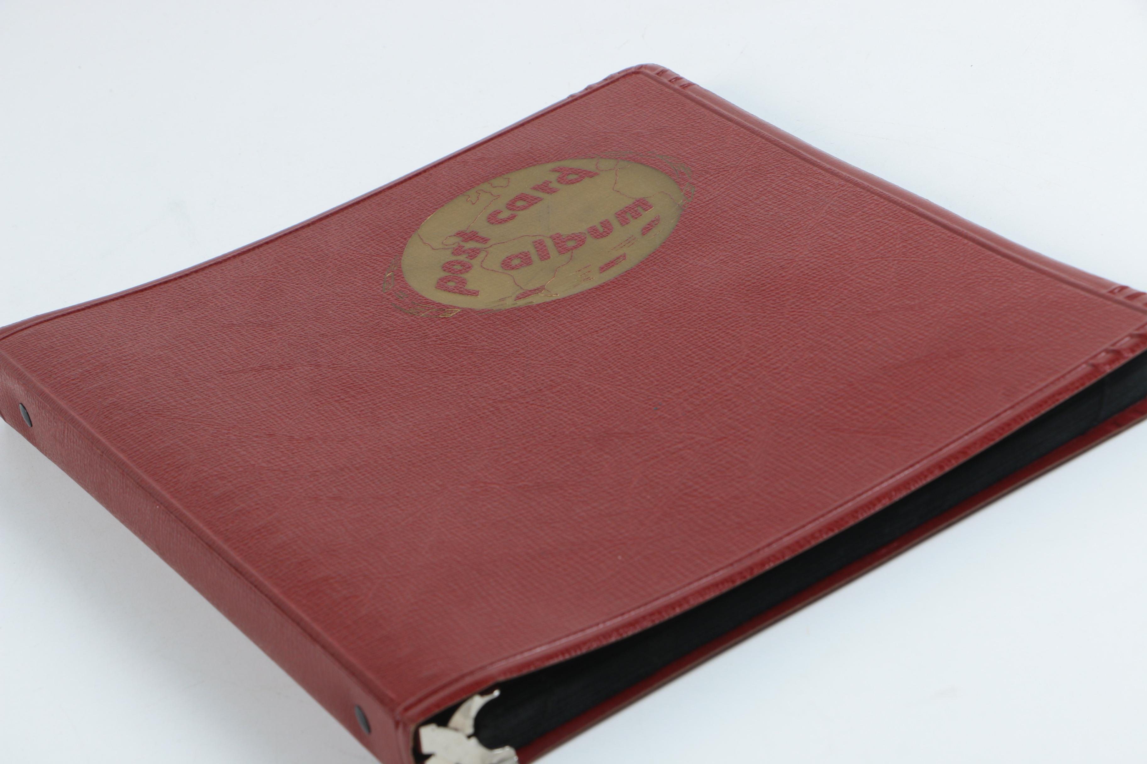 Vintage Photograph and Post Card Albums with Post Cards