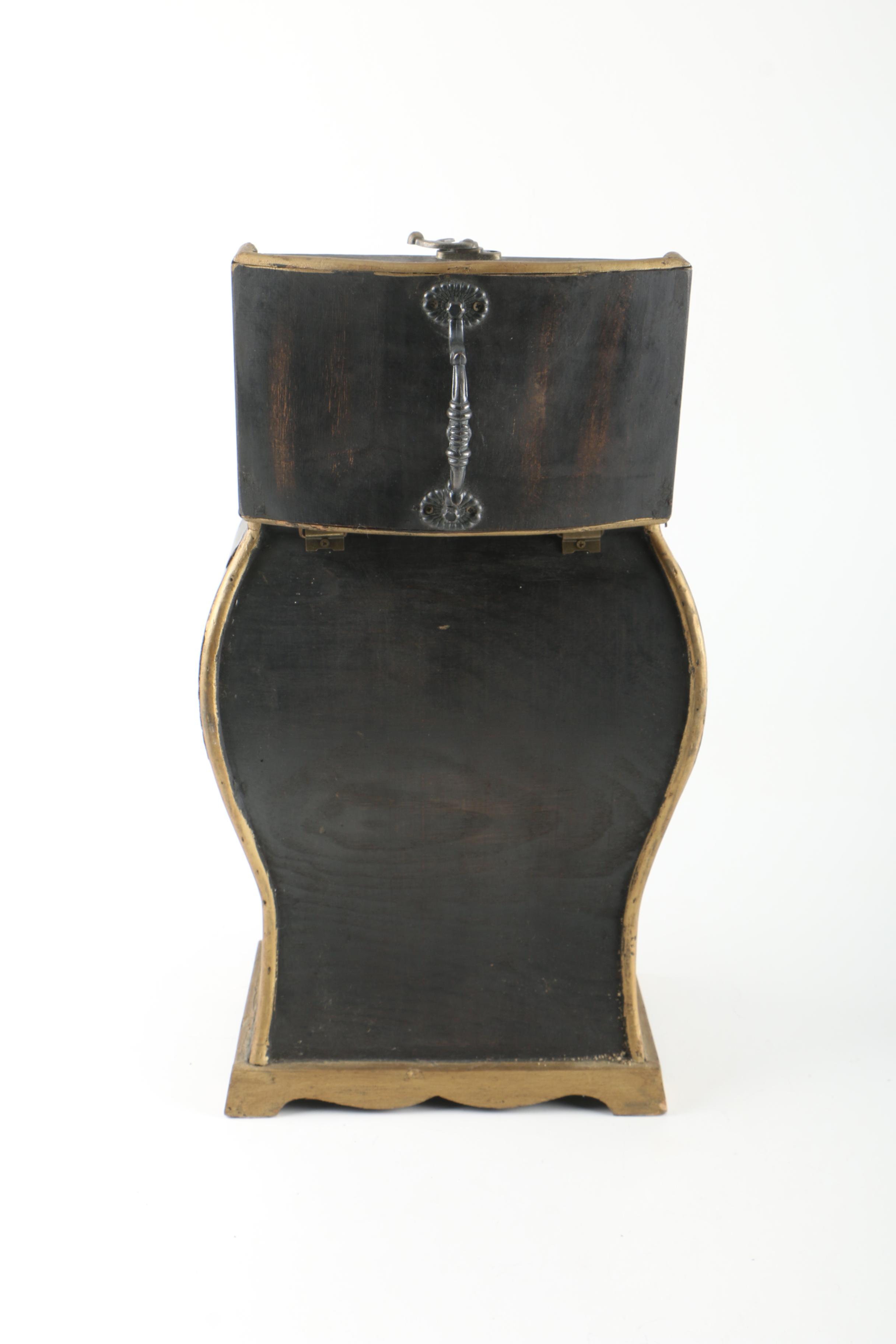 Vintage East Asian Lacquered Storage Box