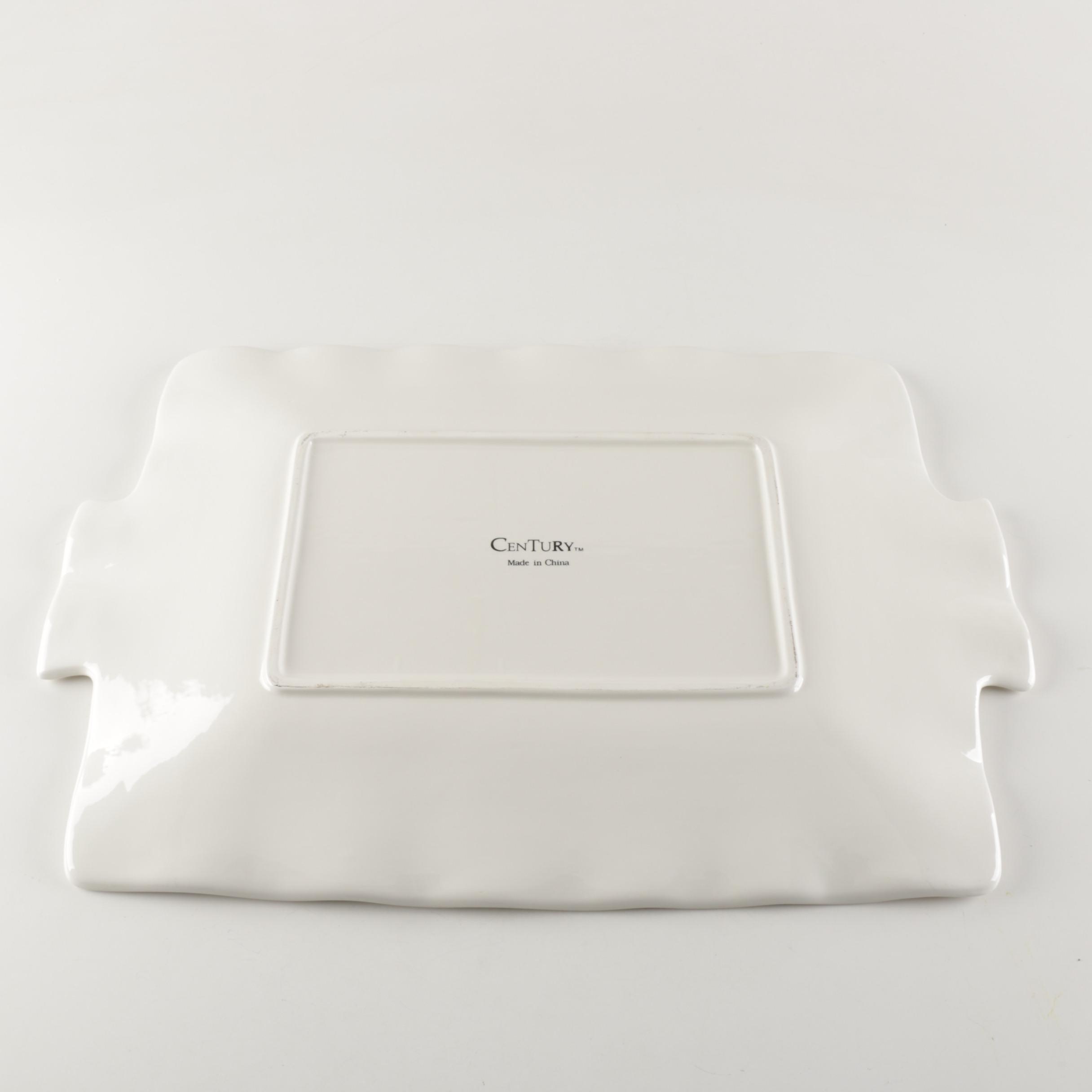 Century Stoneware Serving Platter