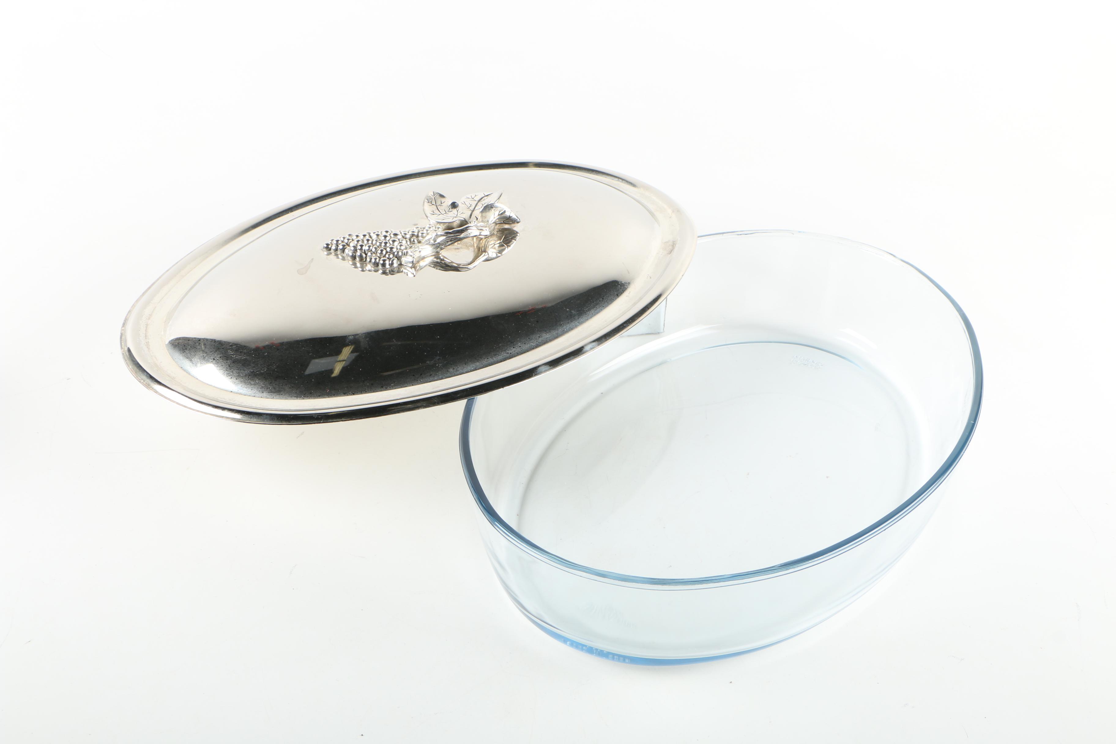 Godinger Silver Plate Serving Tray and Other Silver Plate Serveware