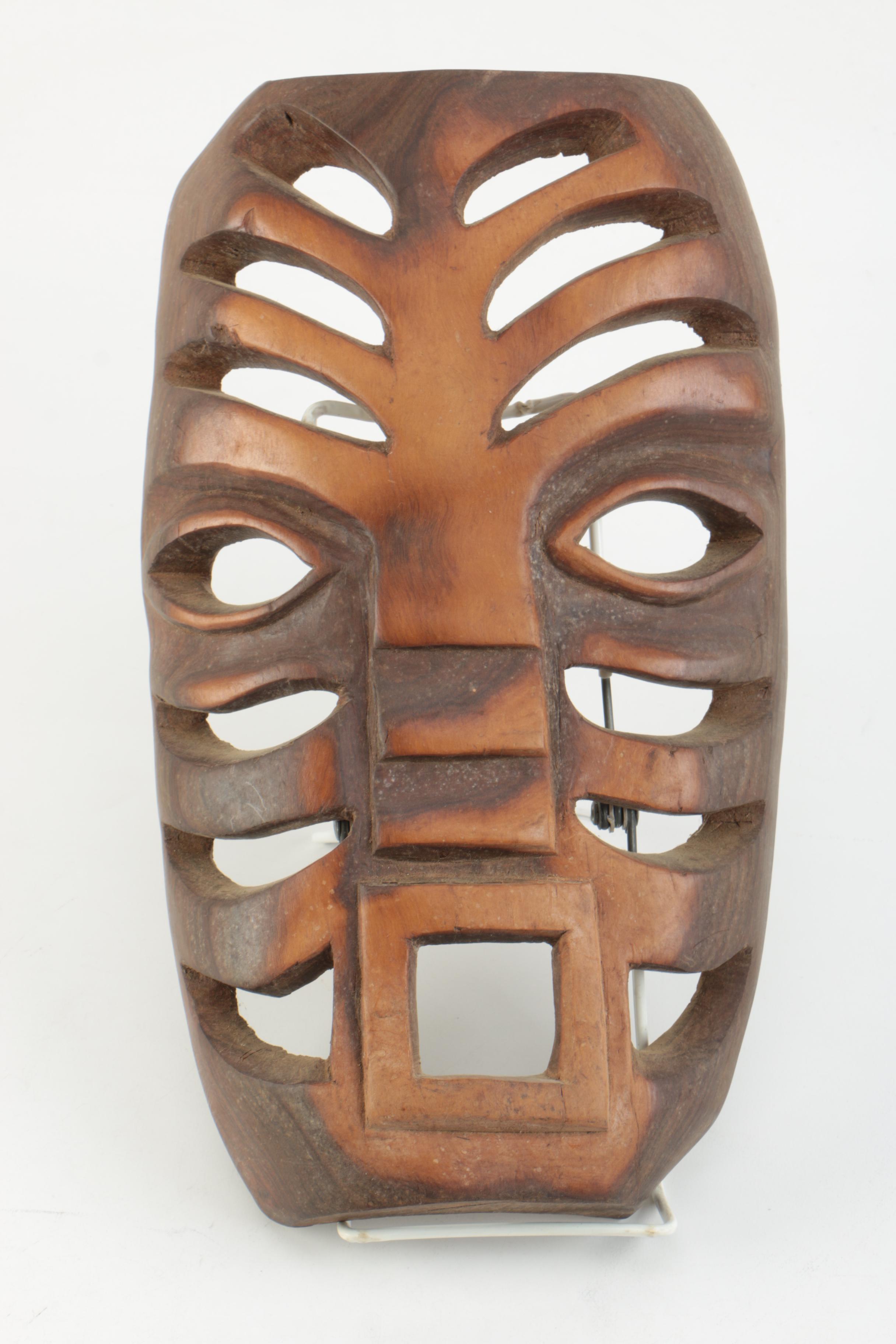 Hand Carved Wood Mask