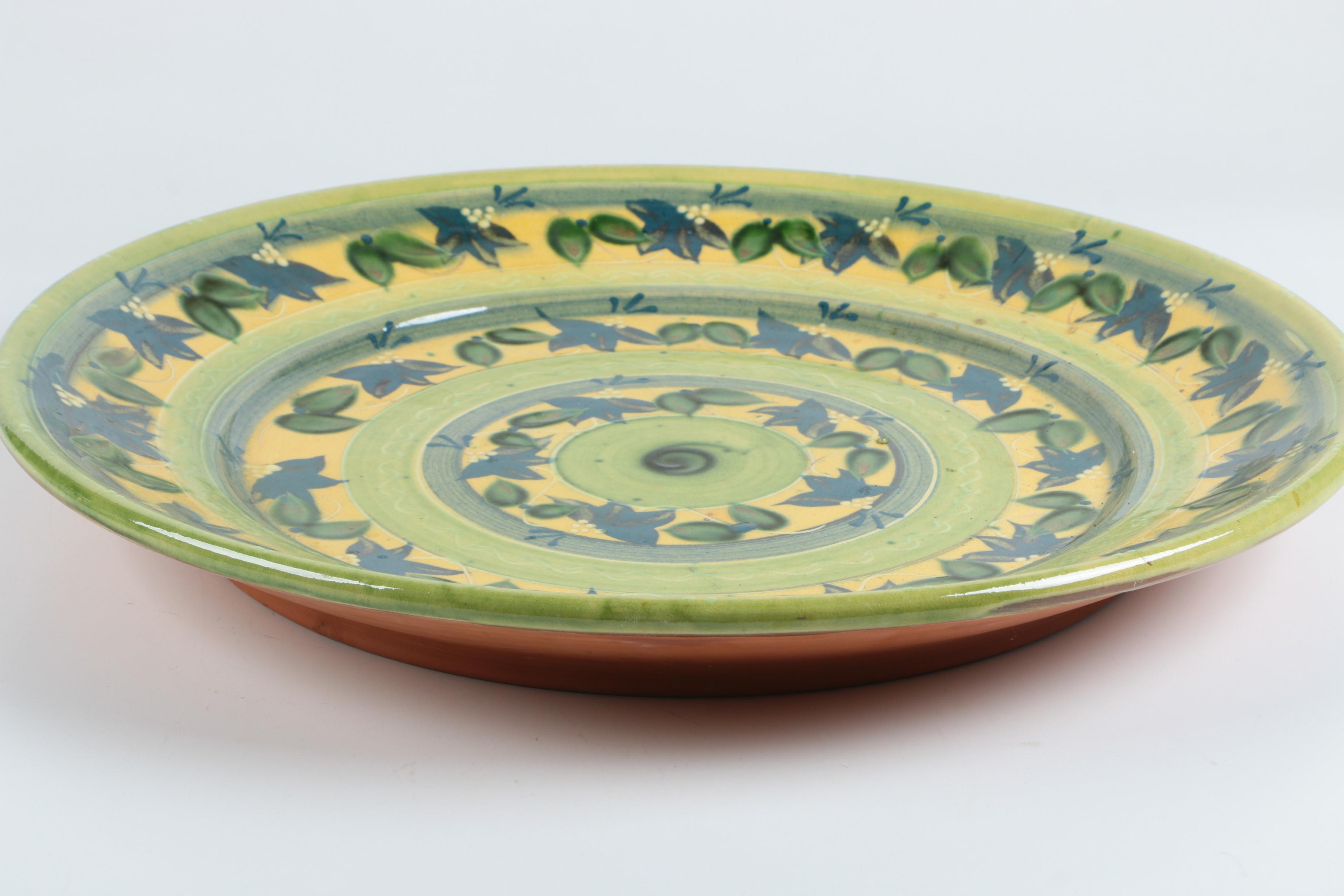 Coquelicot French Decorative Platter