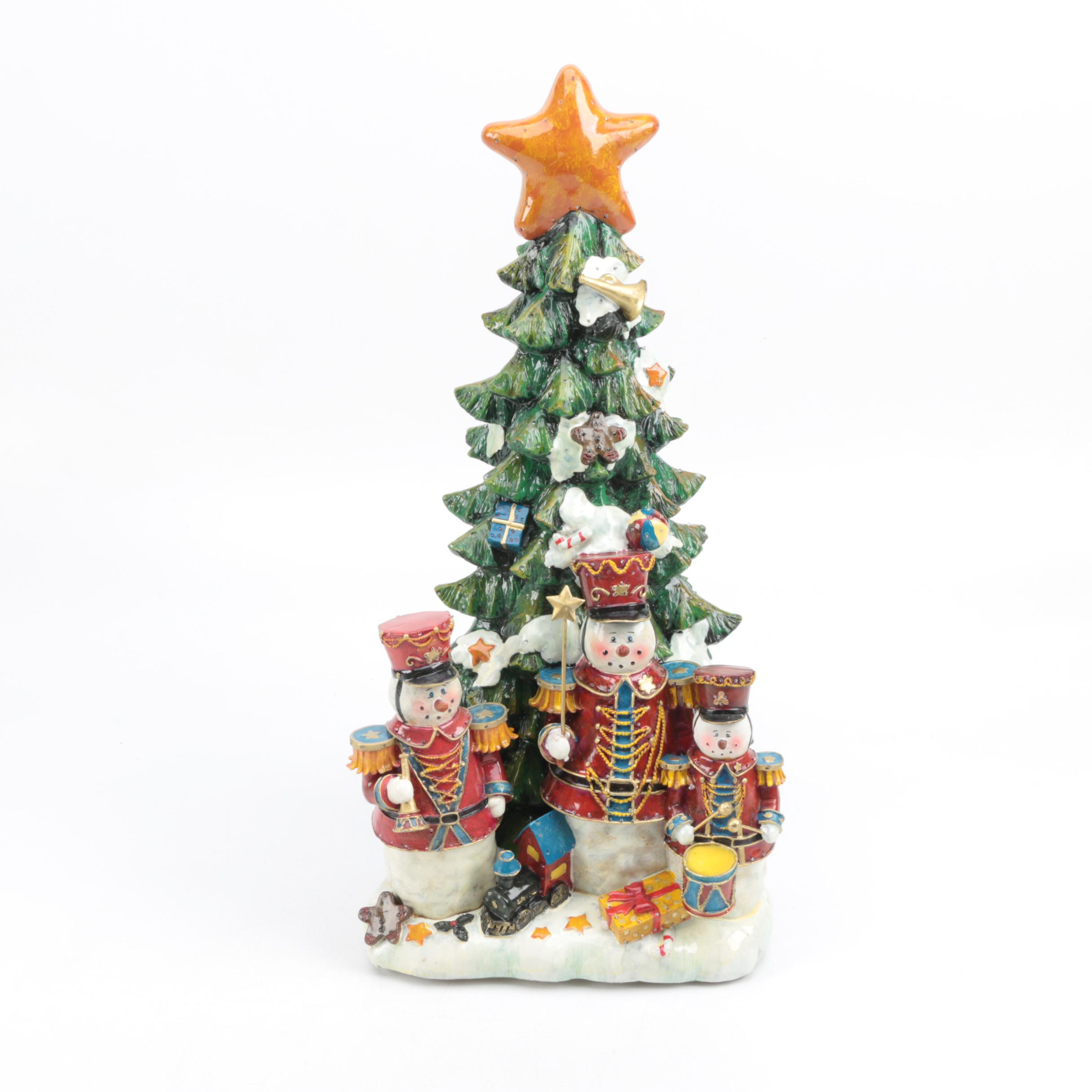 Illuminated Ceramic Christmas Tree