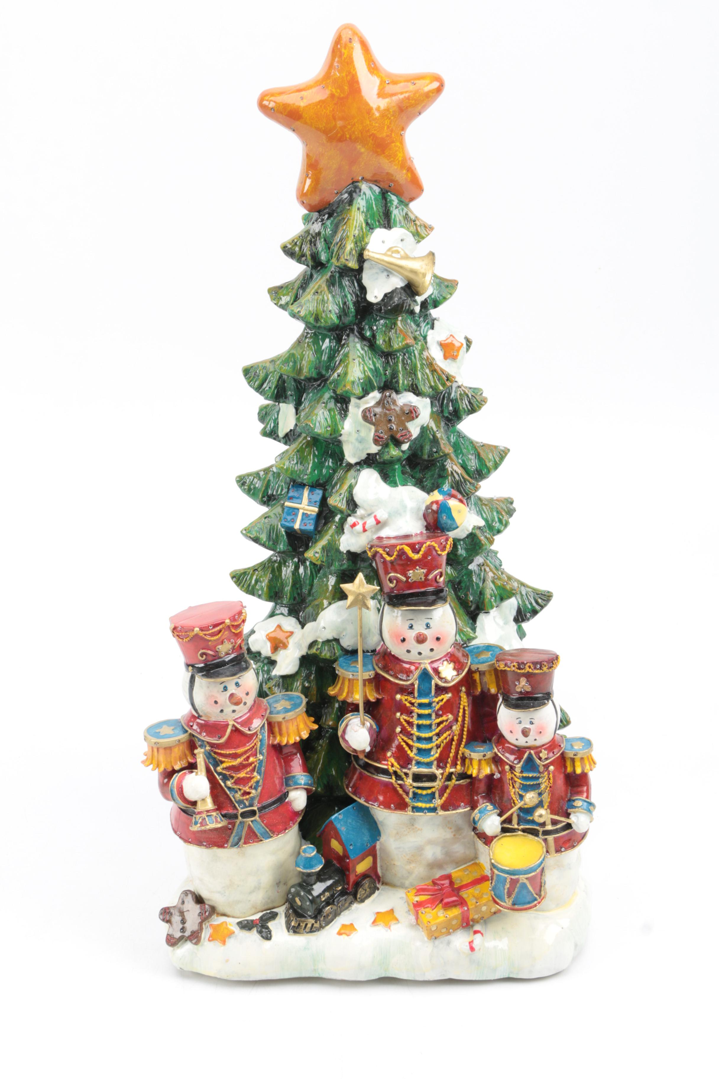 Illuminated Ceramic Christmas Tree