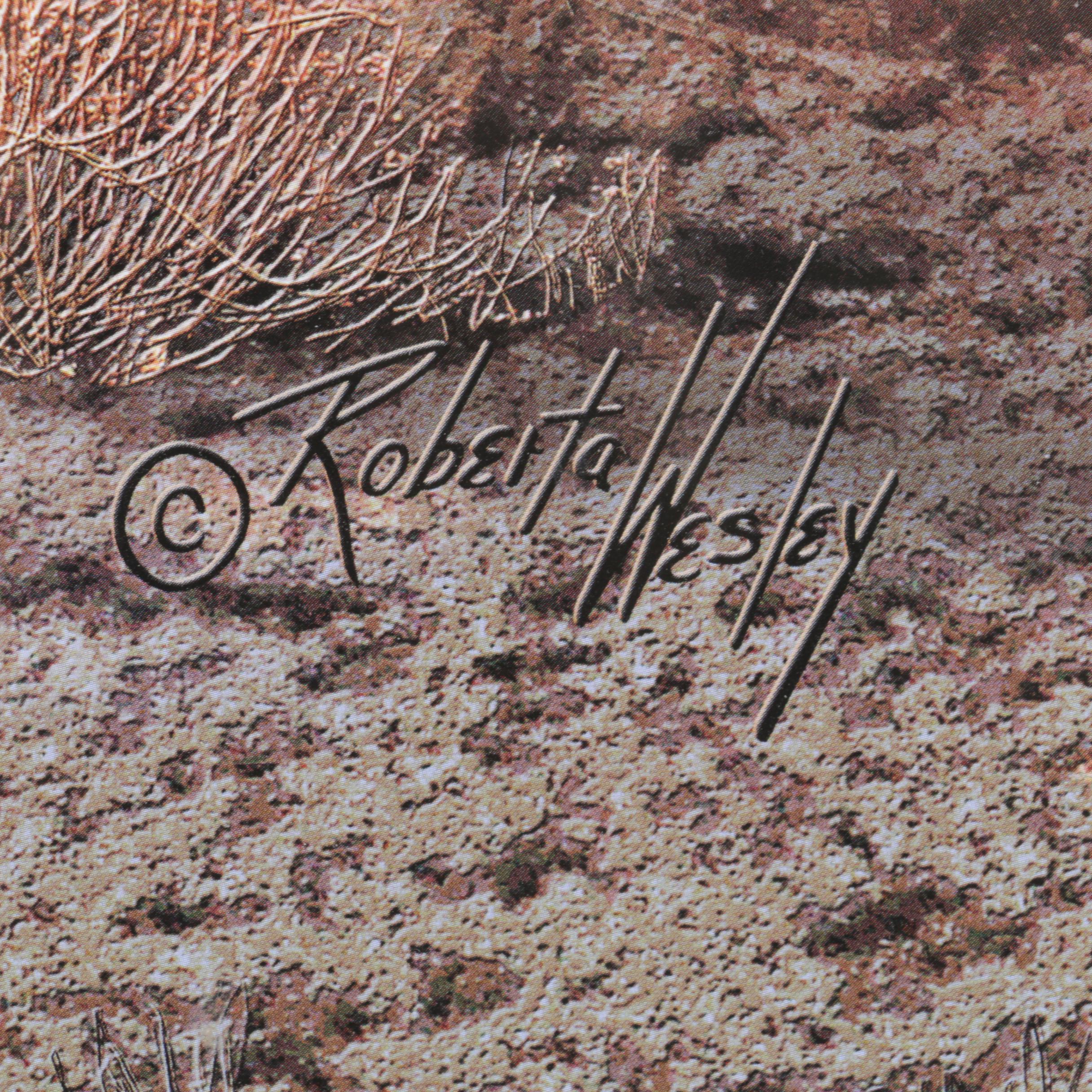 Reproduction Print After Robert Wesley's "Day of the Horns"