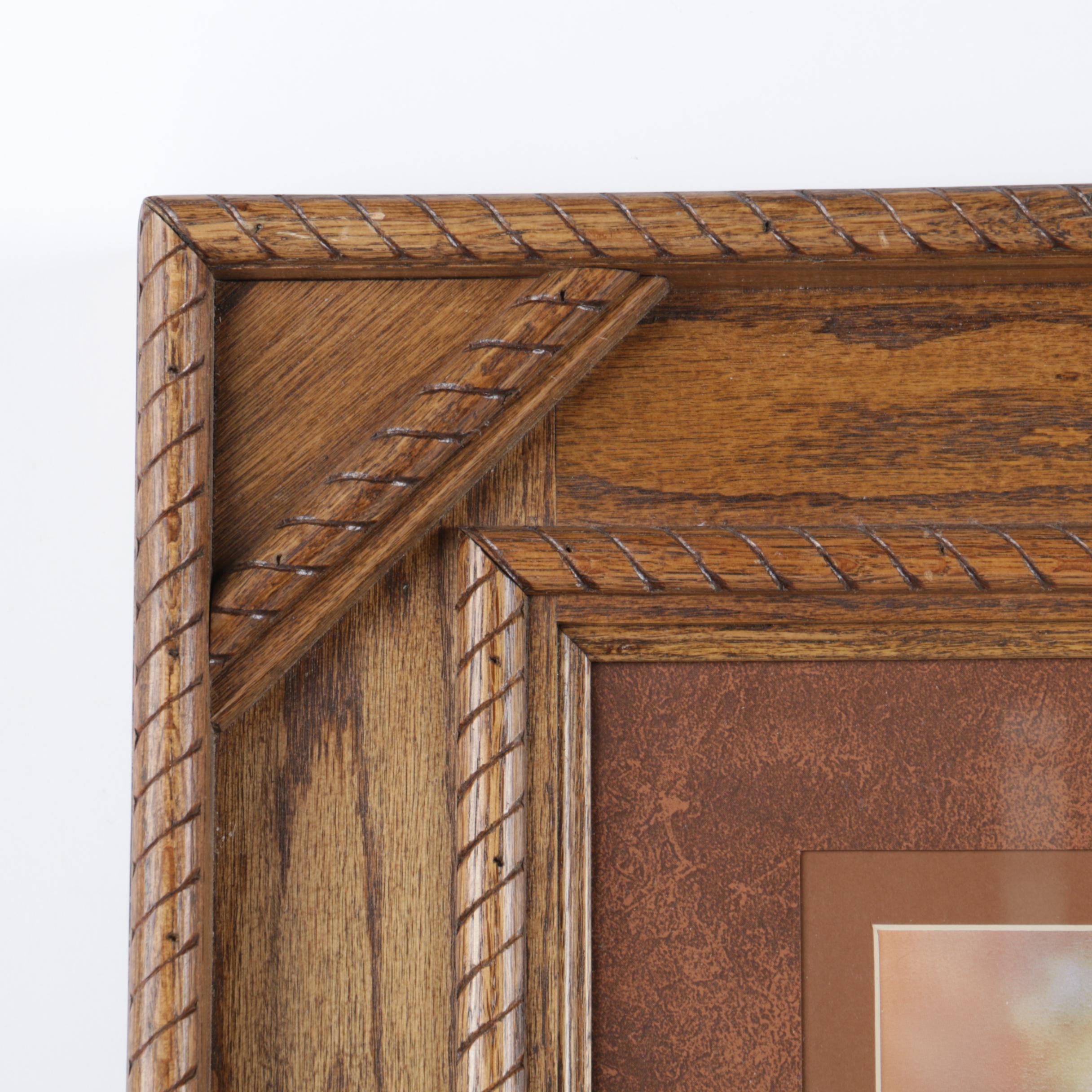 Reproduction Print After Robert Wesley's "Day of the Horns"