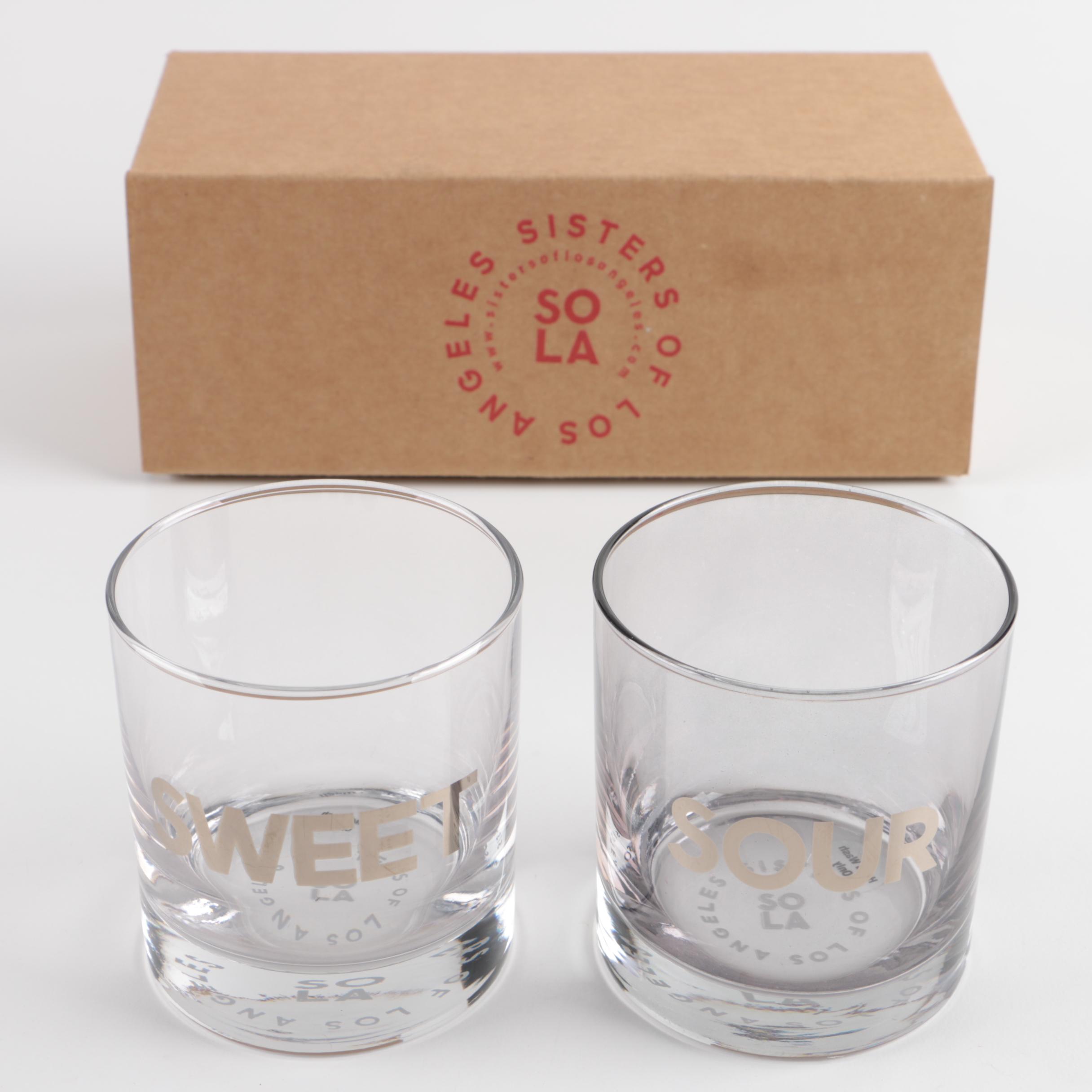 Sisters of Los Angeles "Sweet and Sour" Glasses