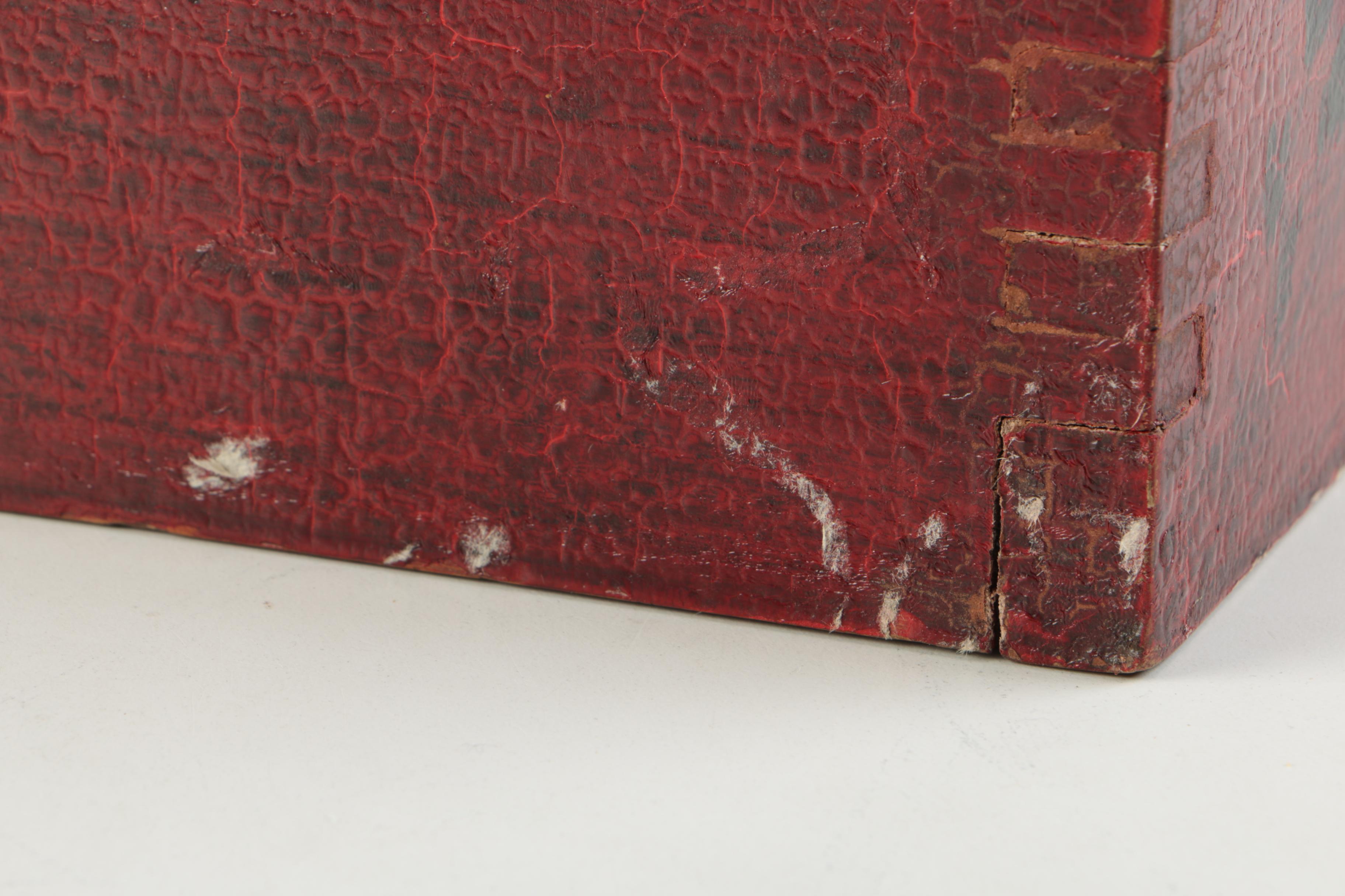 Wood Box with Sliding Lid