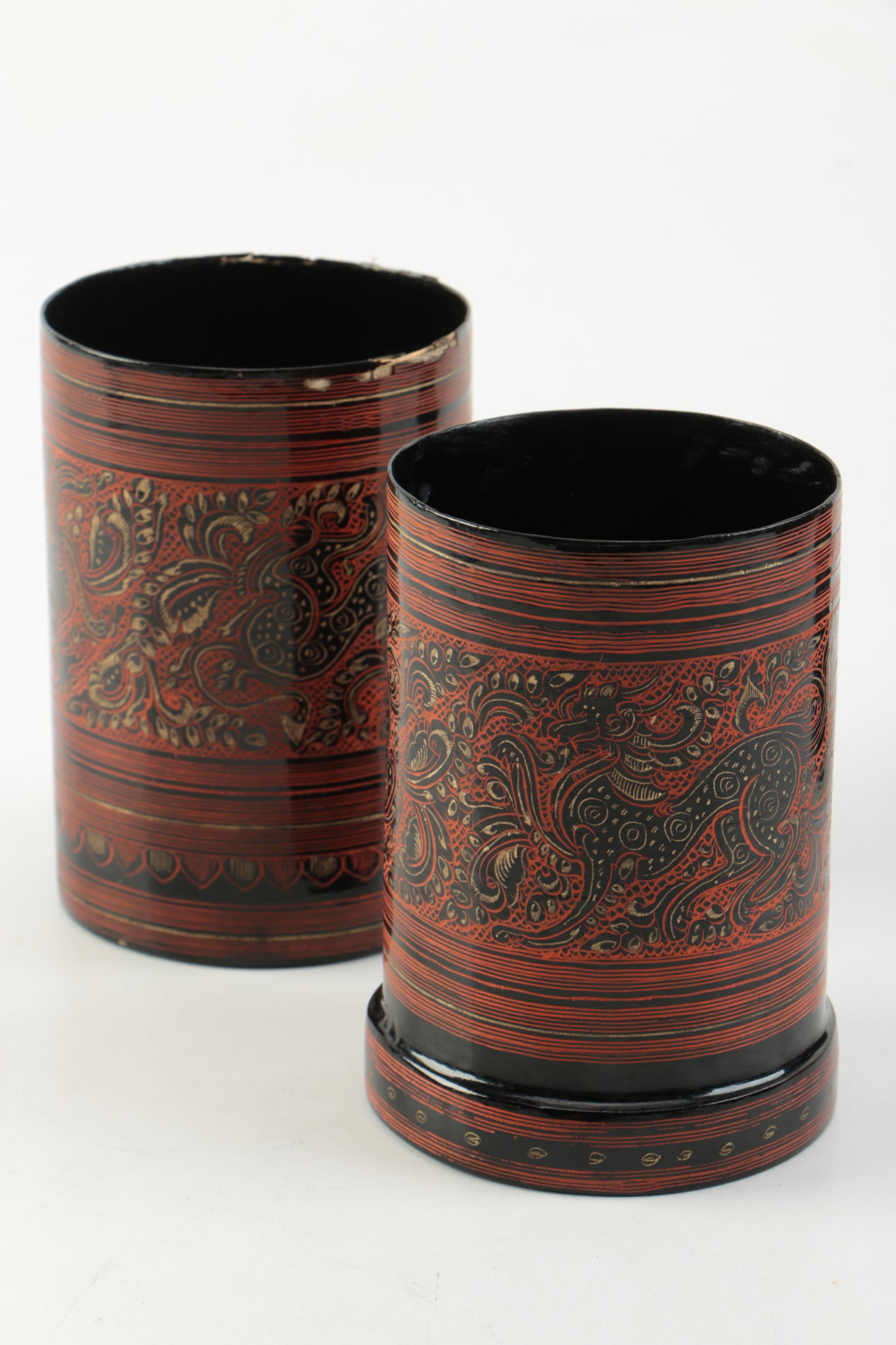 Round Decorative Containers