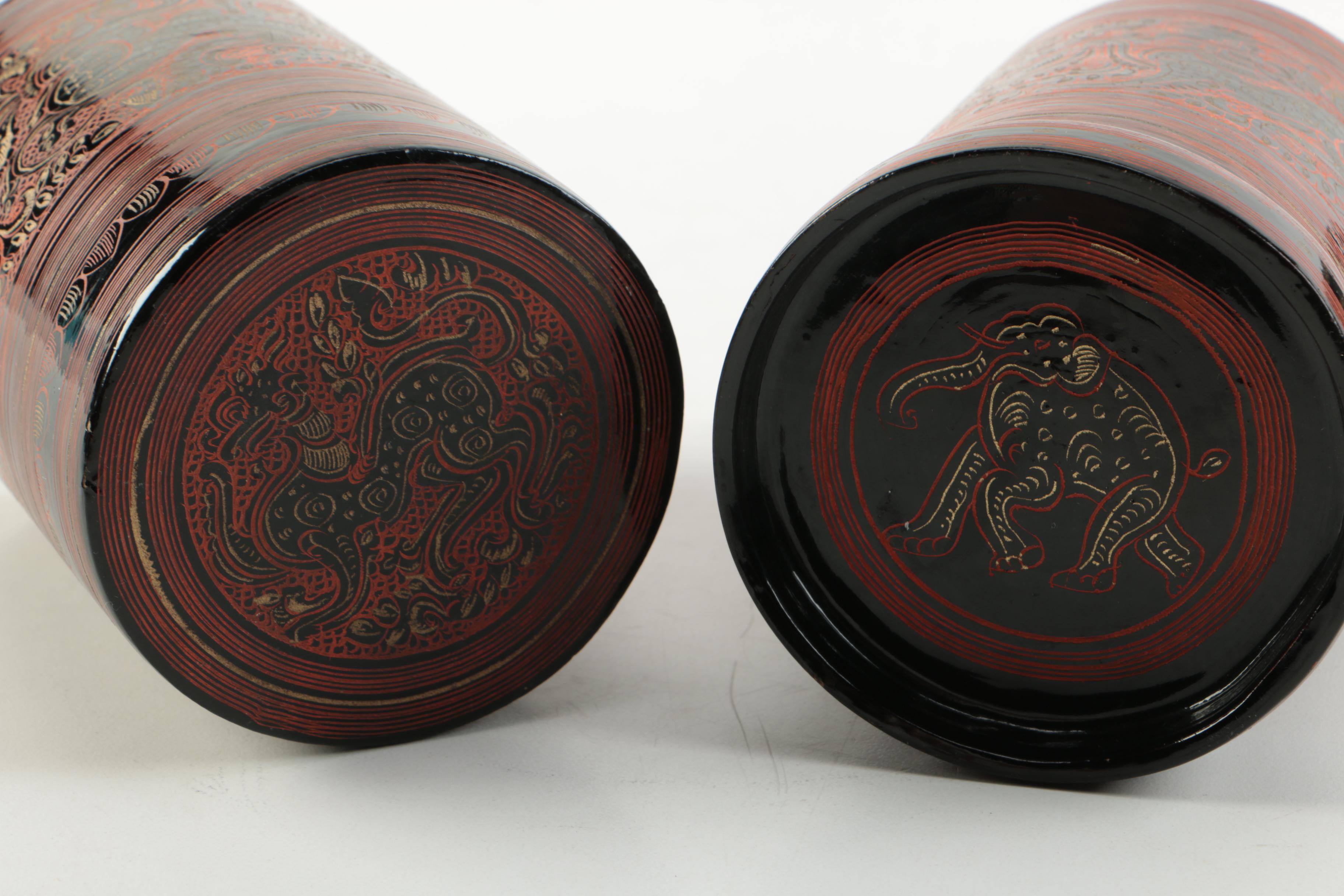 Round Decorative Containers