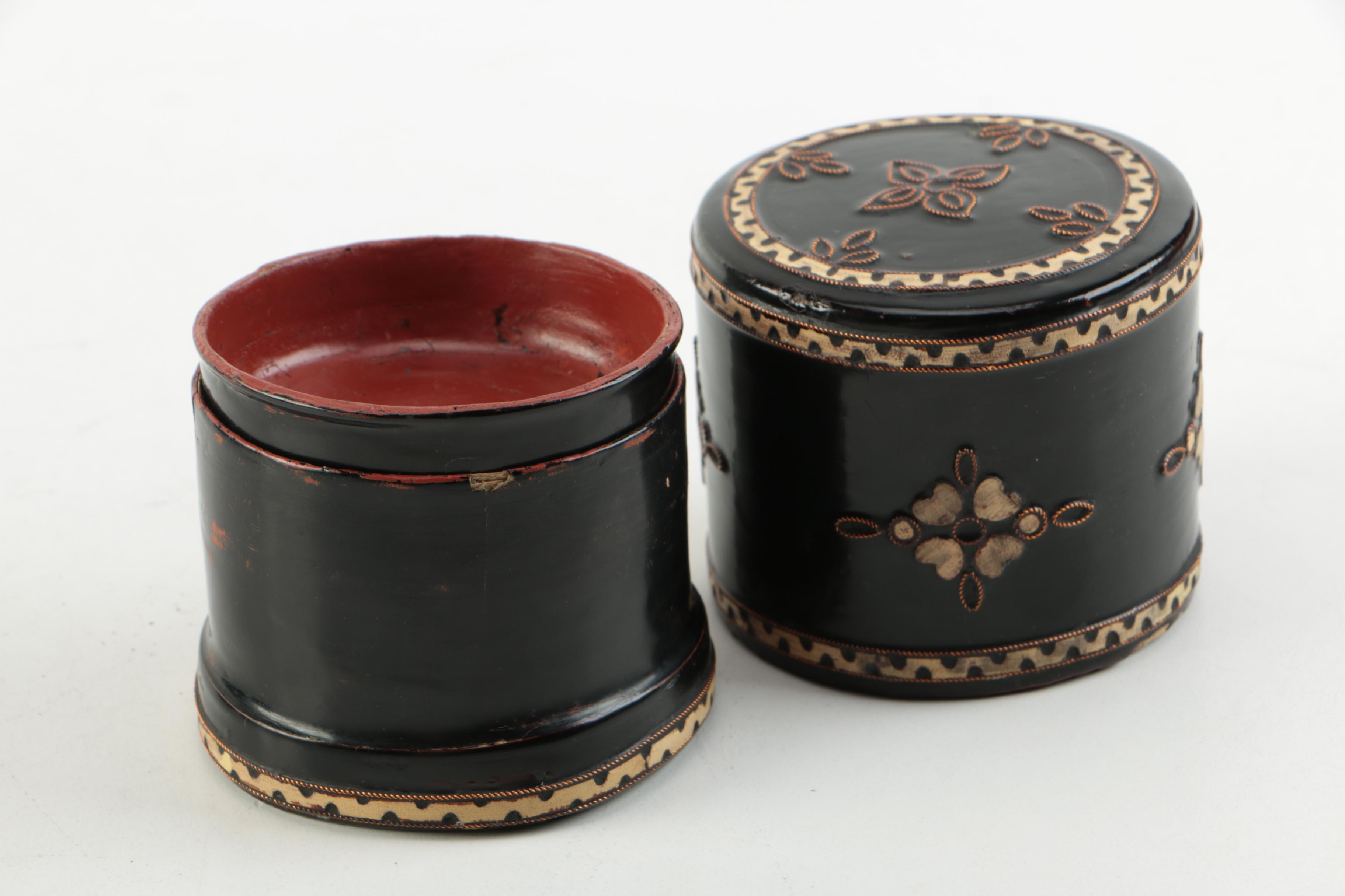 Round Decorative Containers