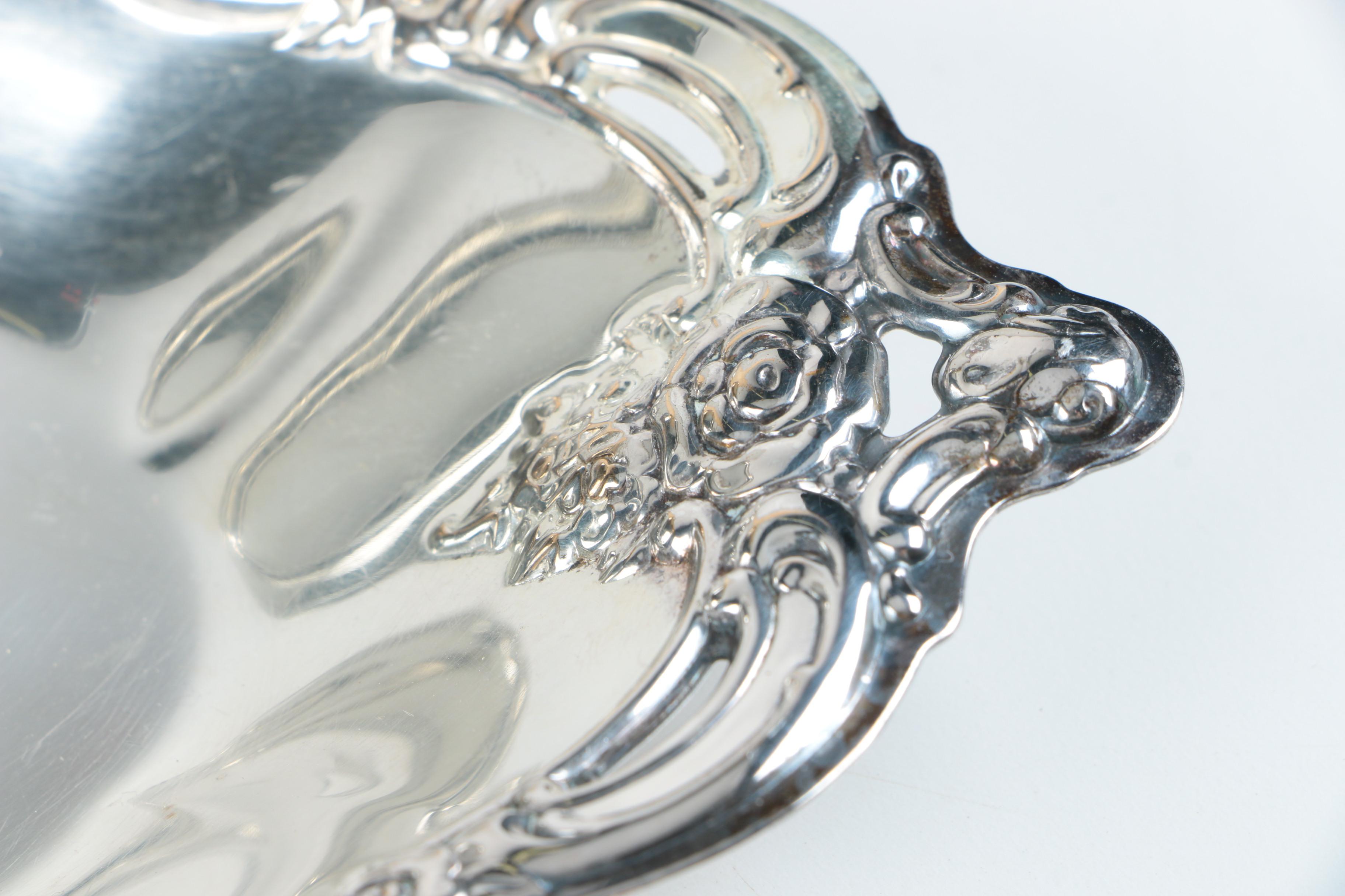 Community, Leonard, Reed & Barton, and Other Silver Plate Serving Trays