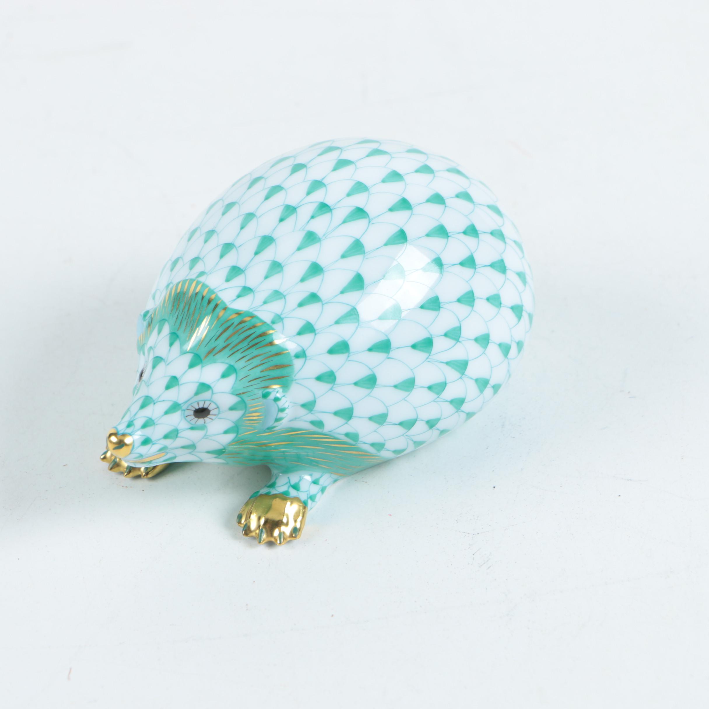 Herend Hungary Hedgehog Figurine