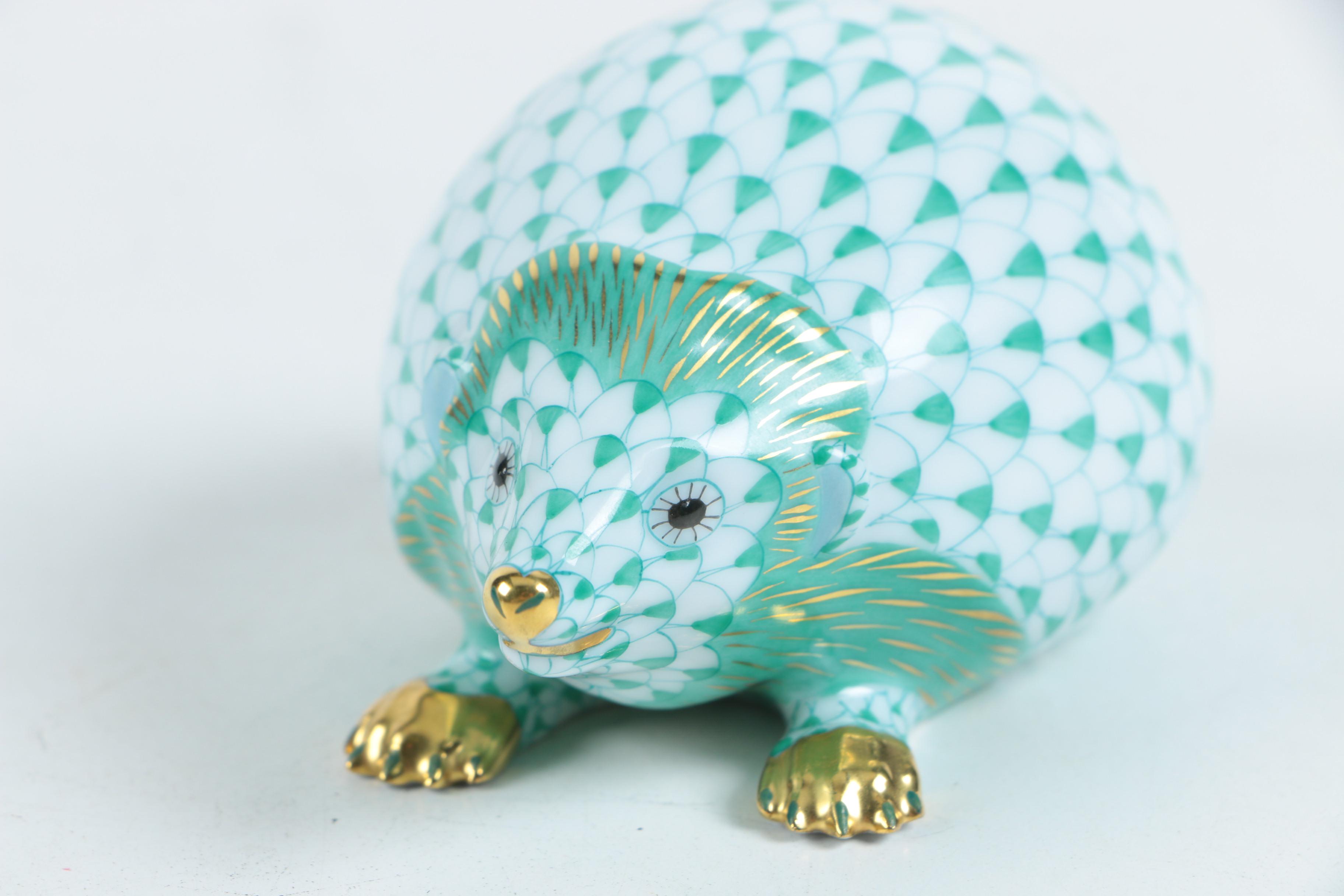 Herend Hungary Hedgehog Figurine