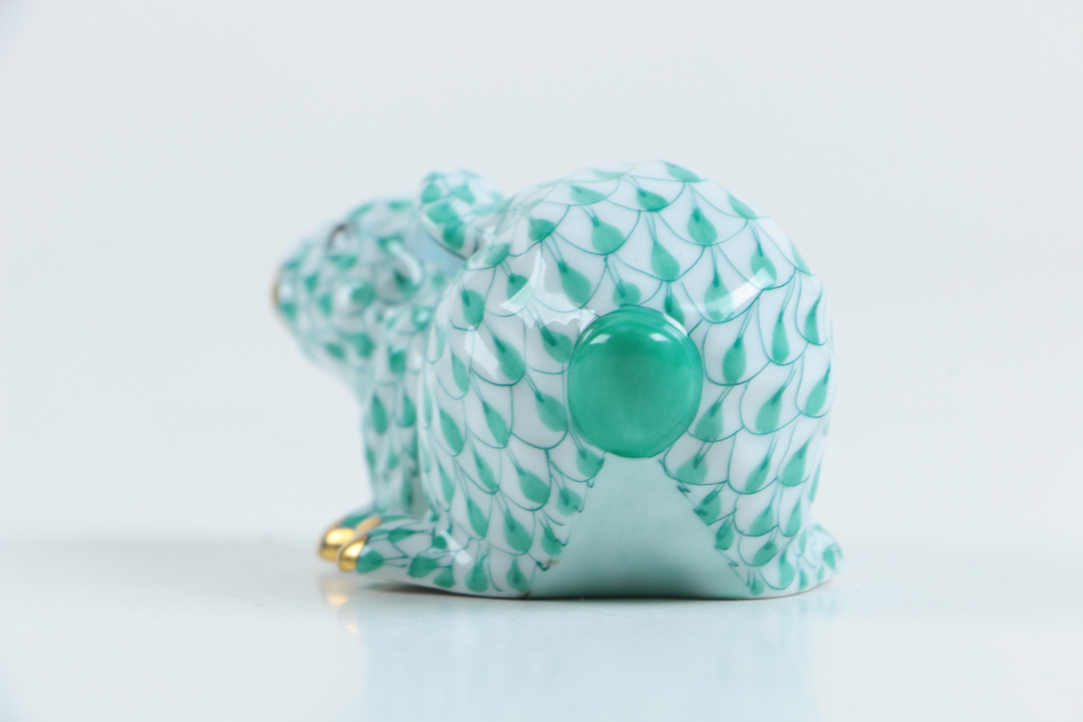 Herend Hungary Rabbit Figurine