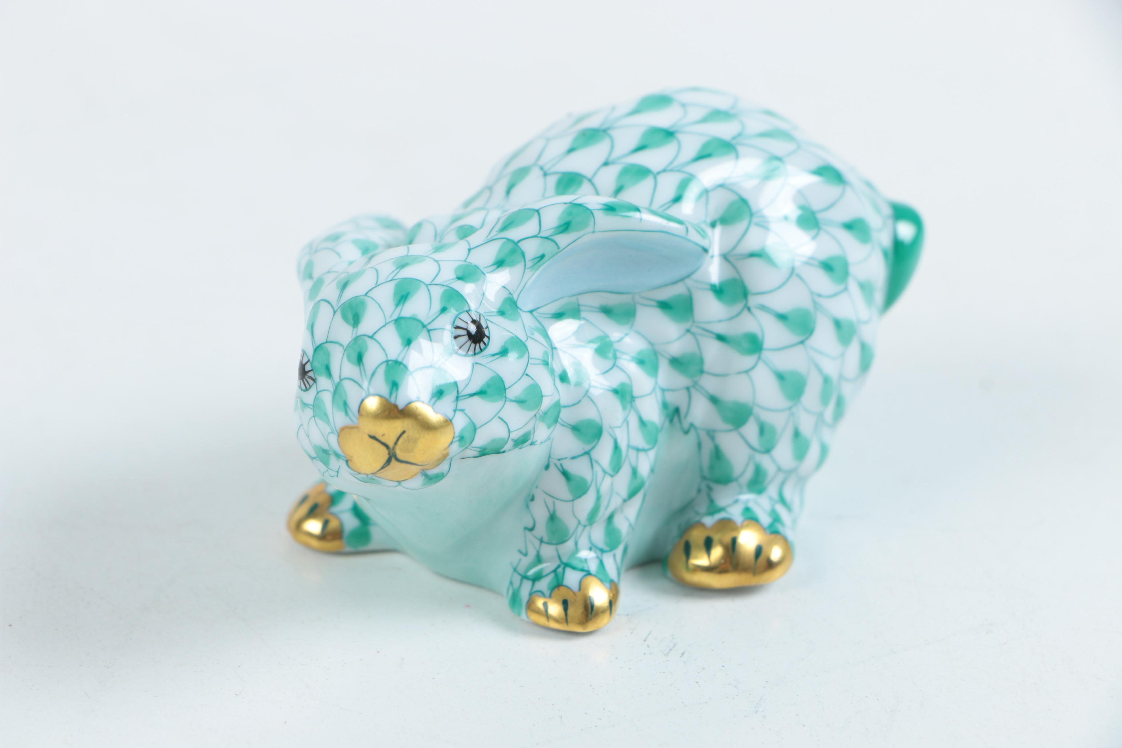 Herend Hungary Rabbit Figurine