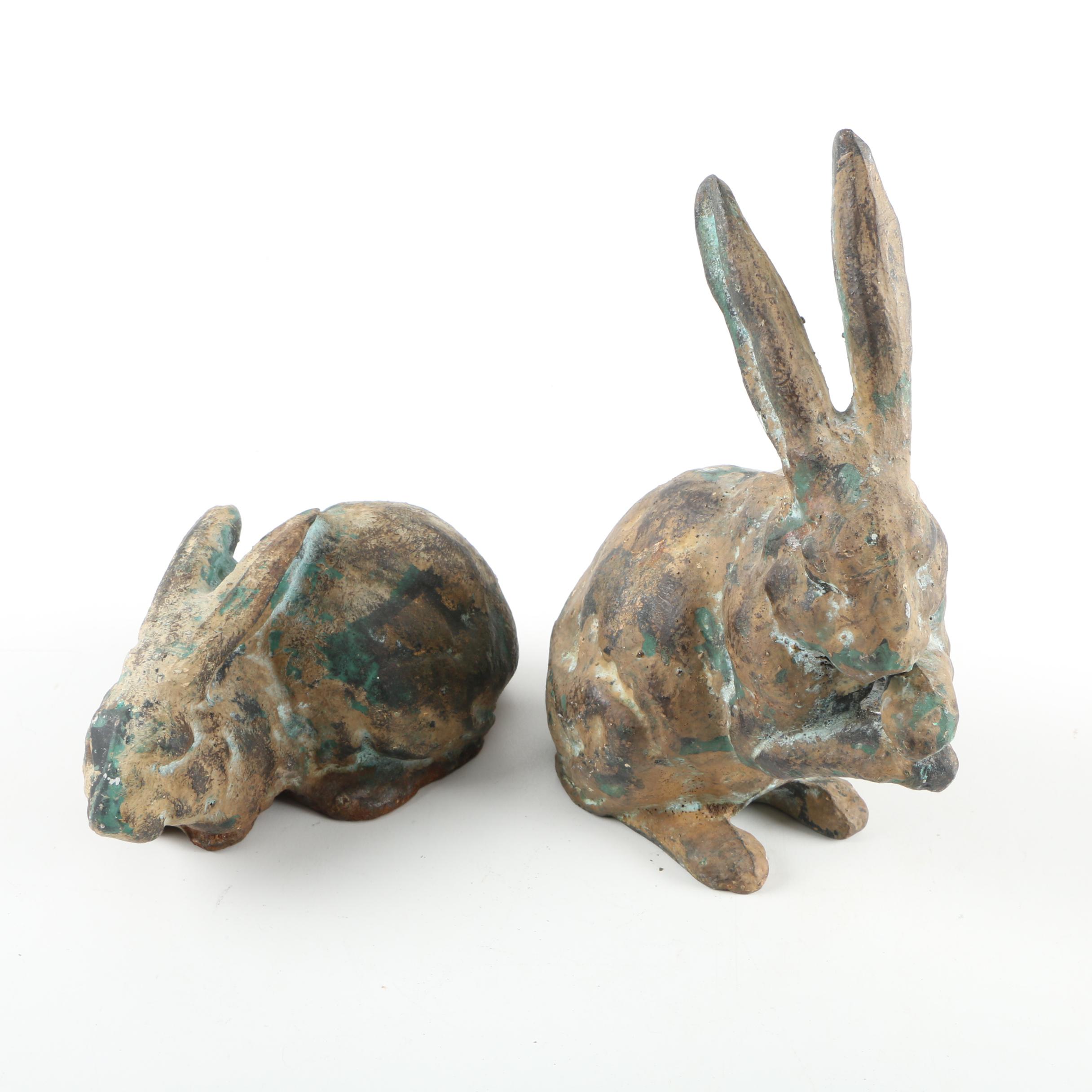 Cast Iron Rabbits