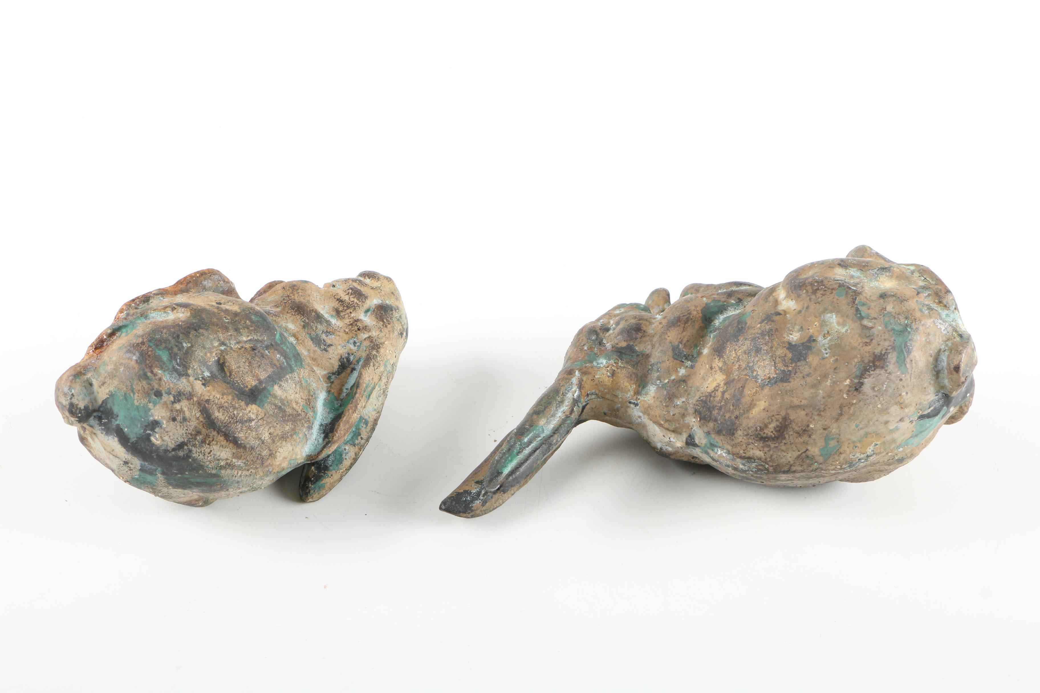 Cast Iron Rabbits