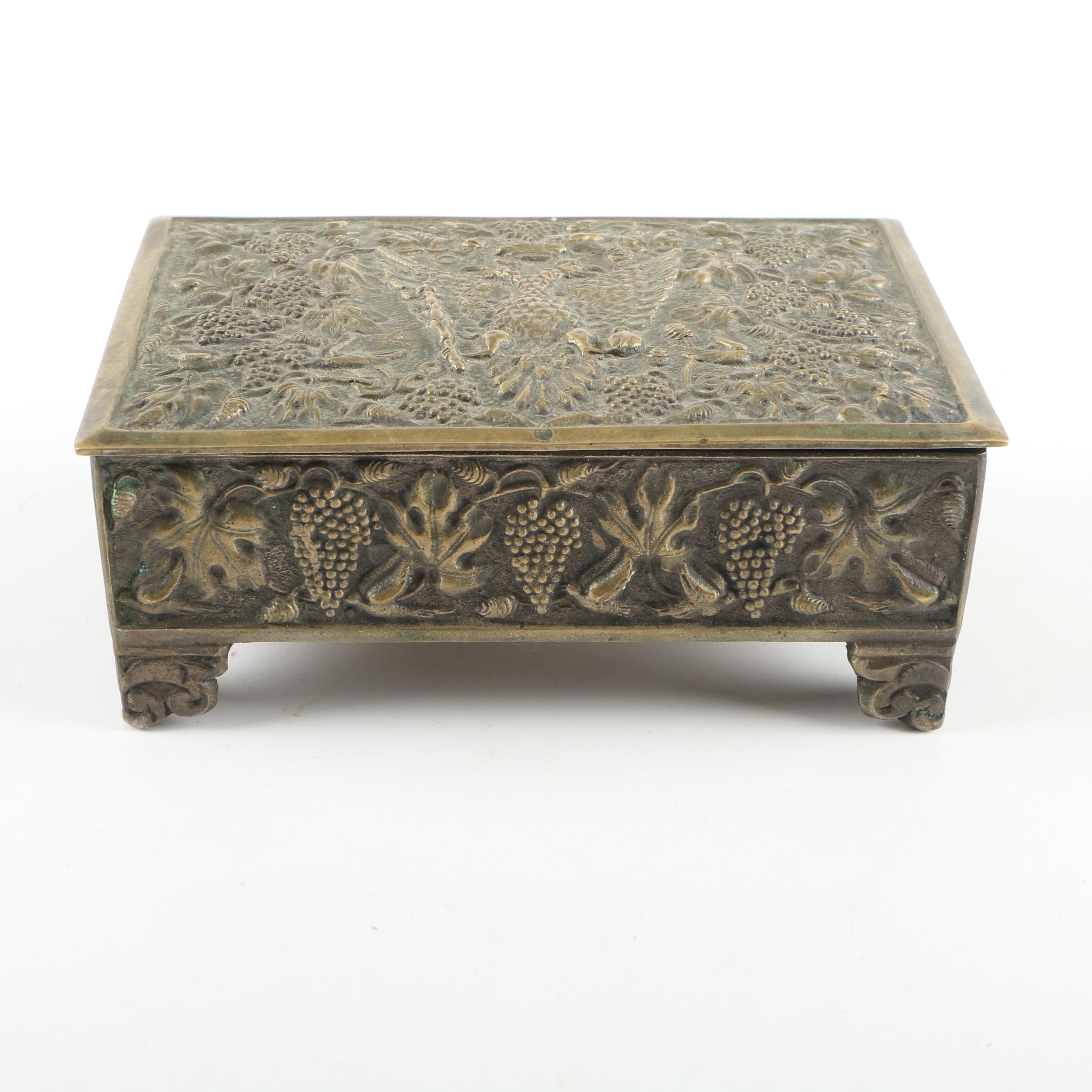Vintage Decorative Metal Box