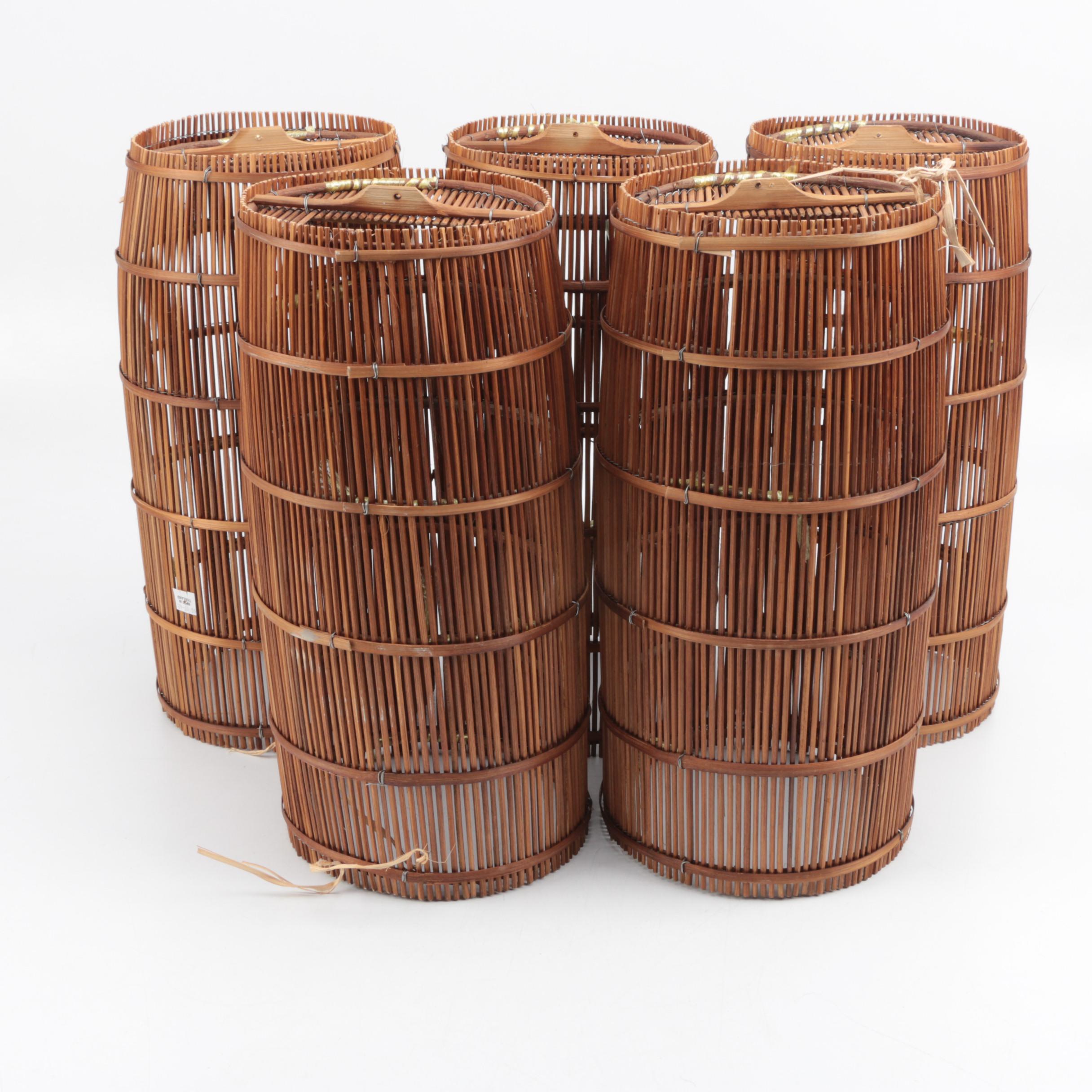 Thai Bamboo Fishing Baskets