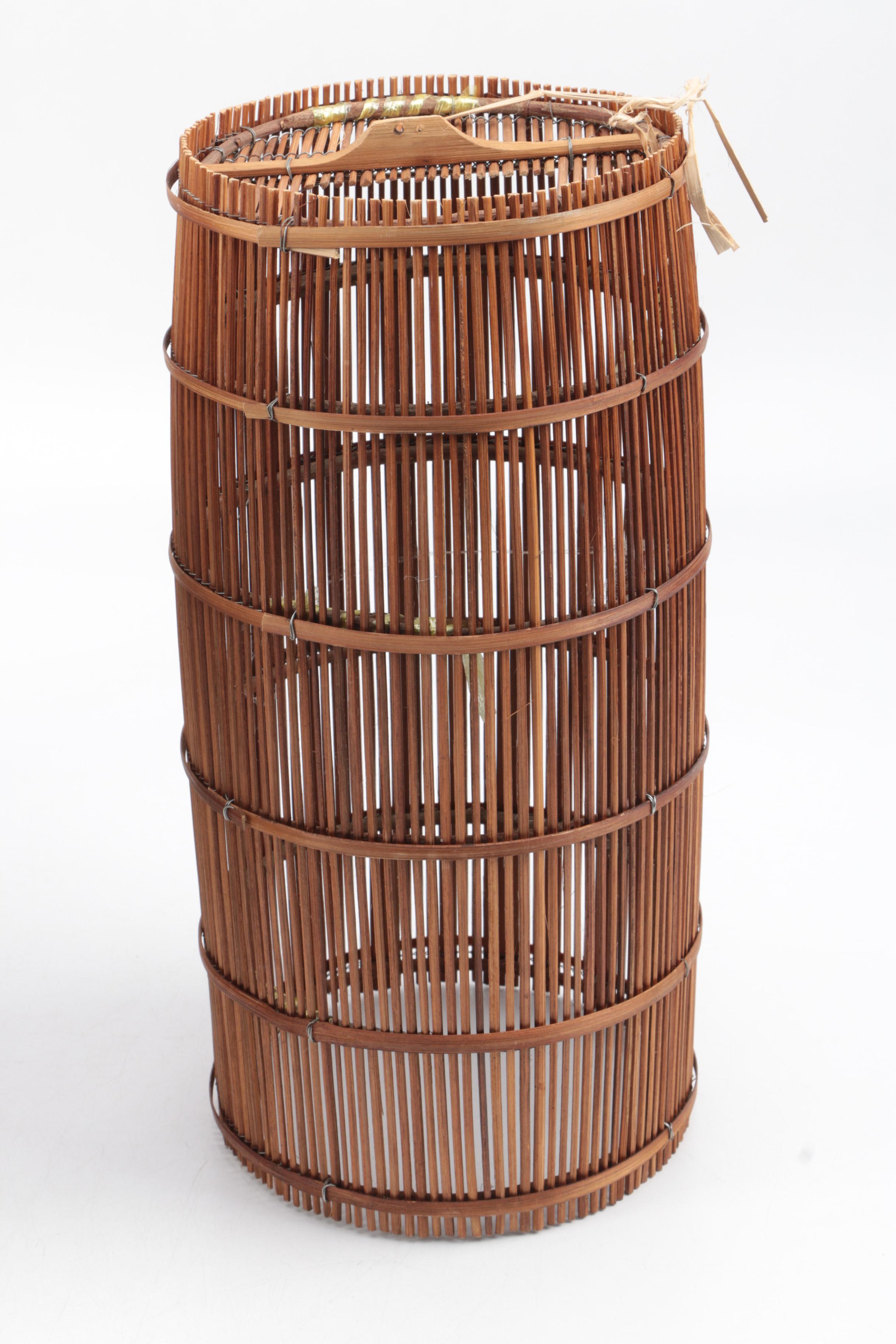 Thai Bamboo Fishing Baskets